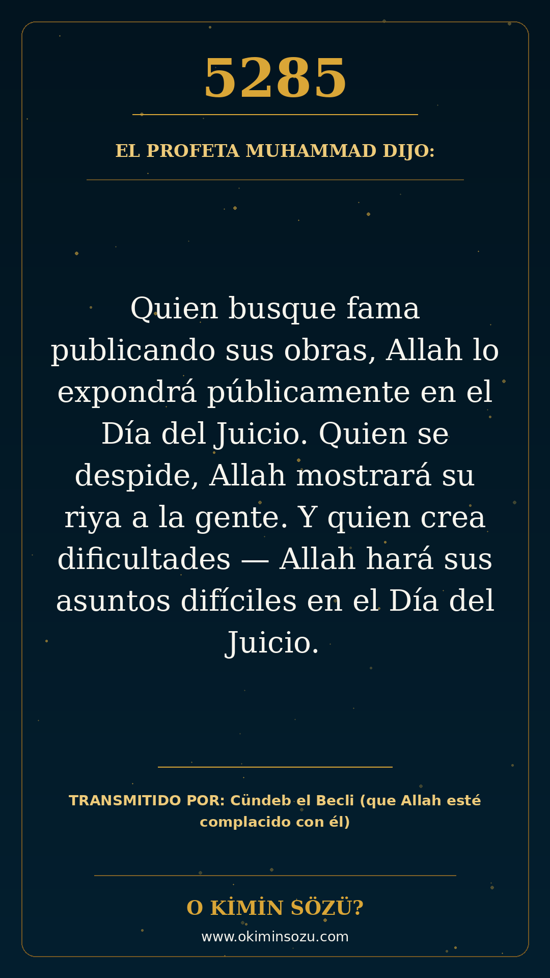 hadis 5285 es