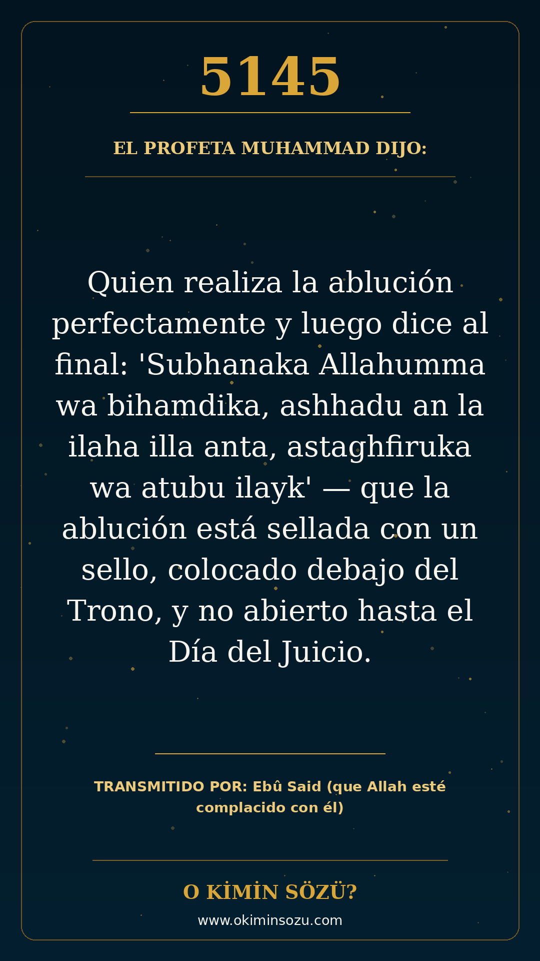 hadis 5145 es