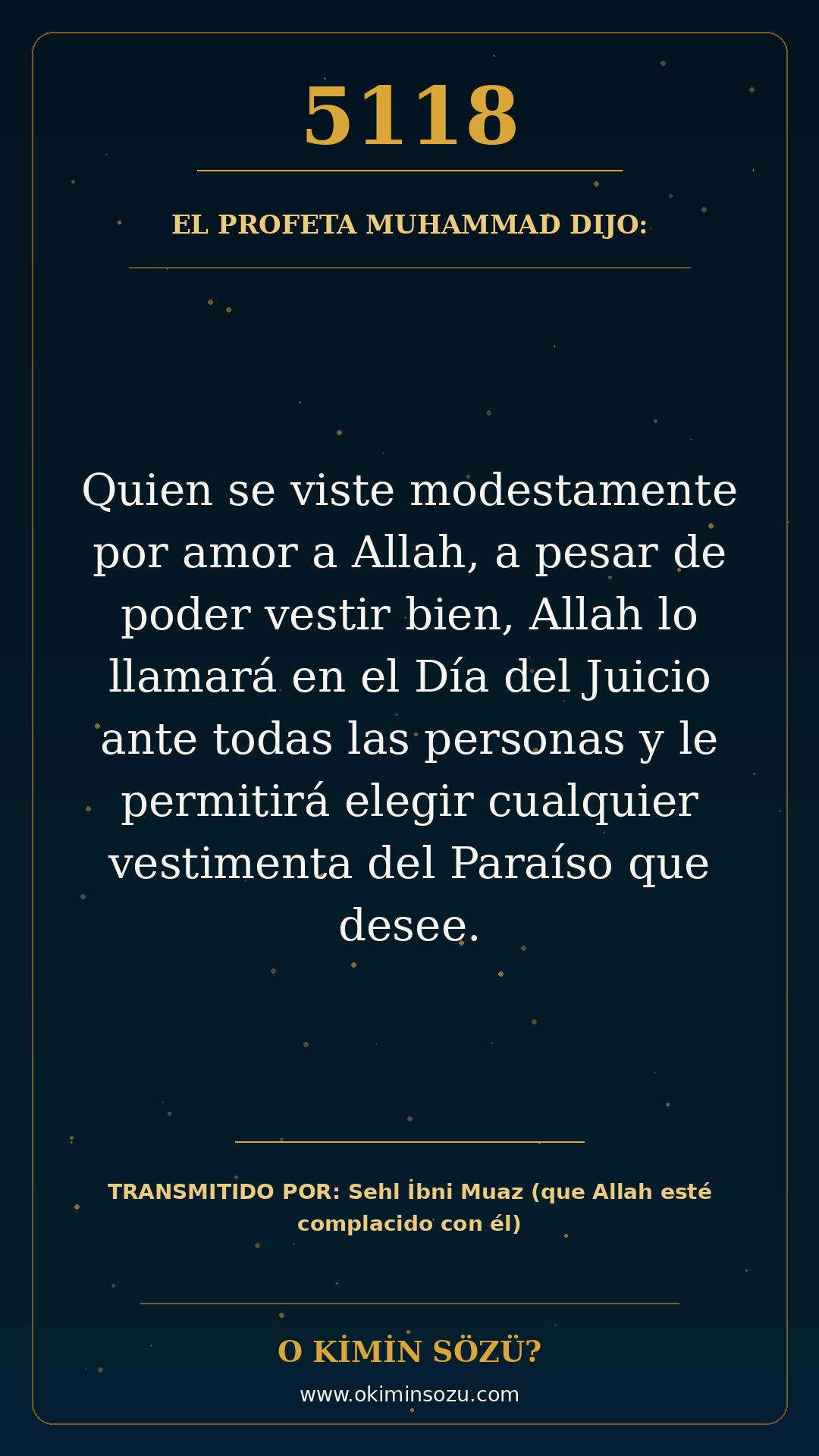 hadis 5118 es