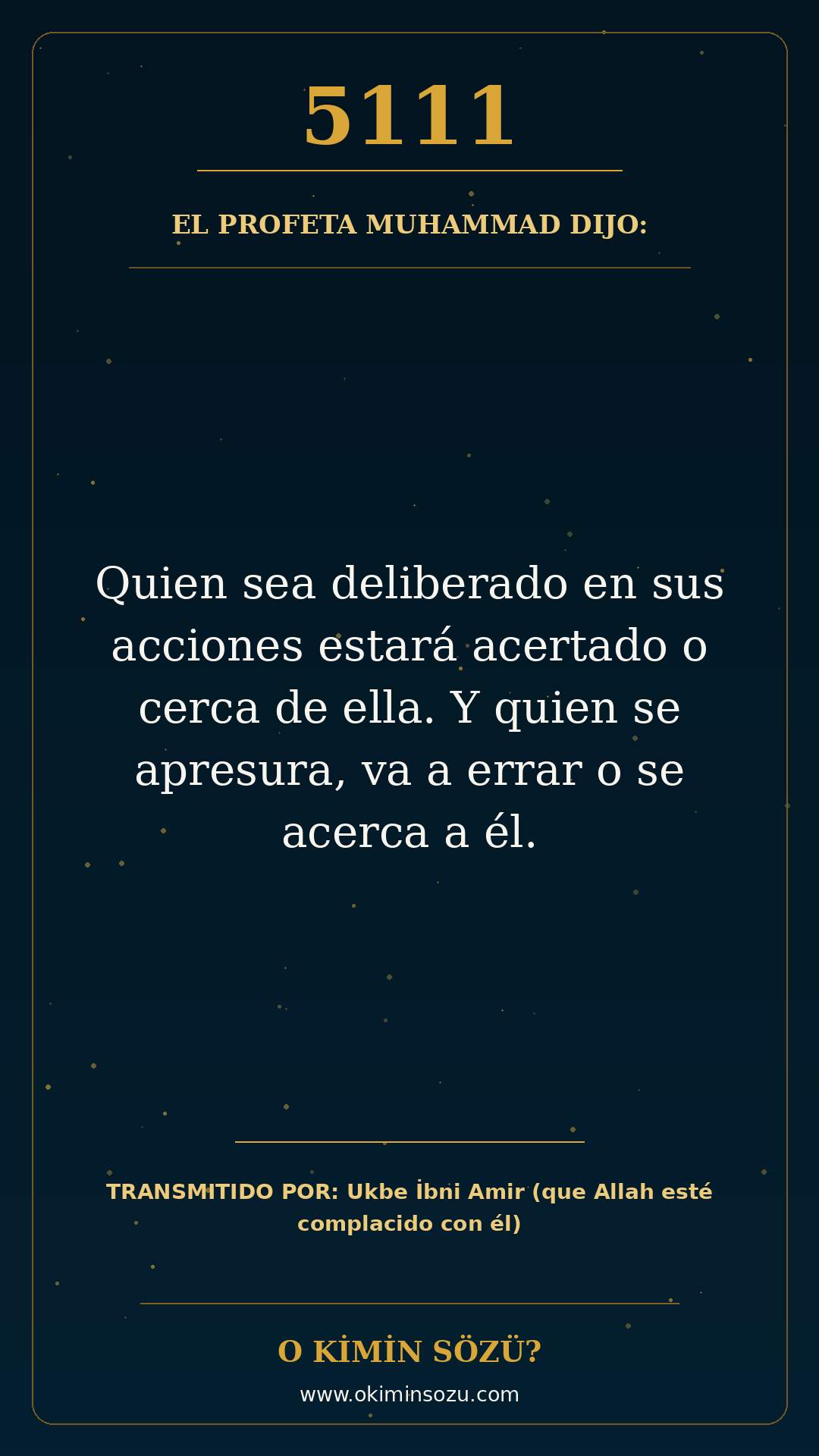 hadis 5111 es