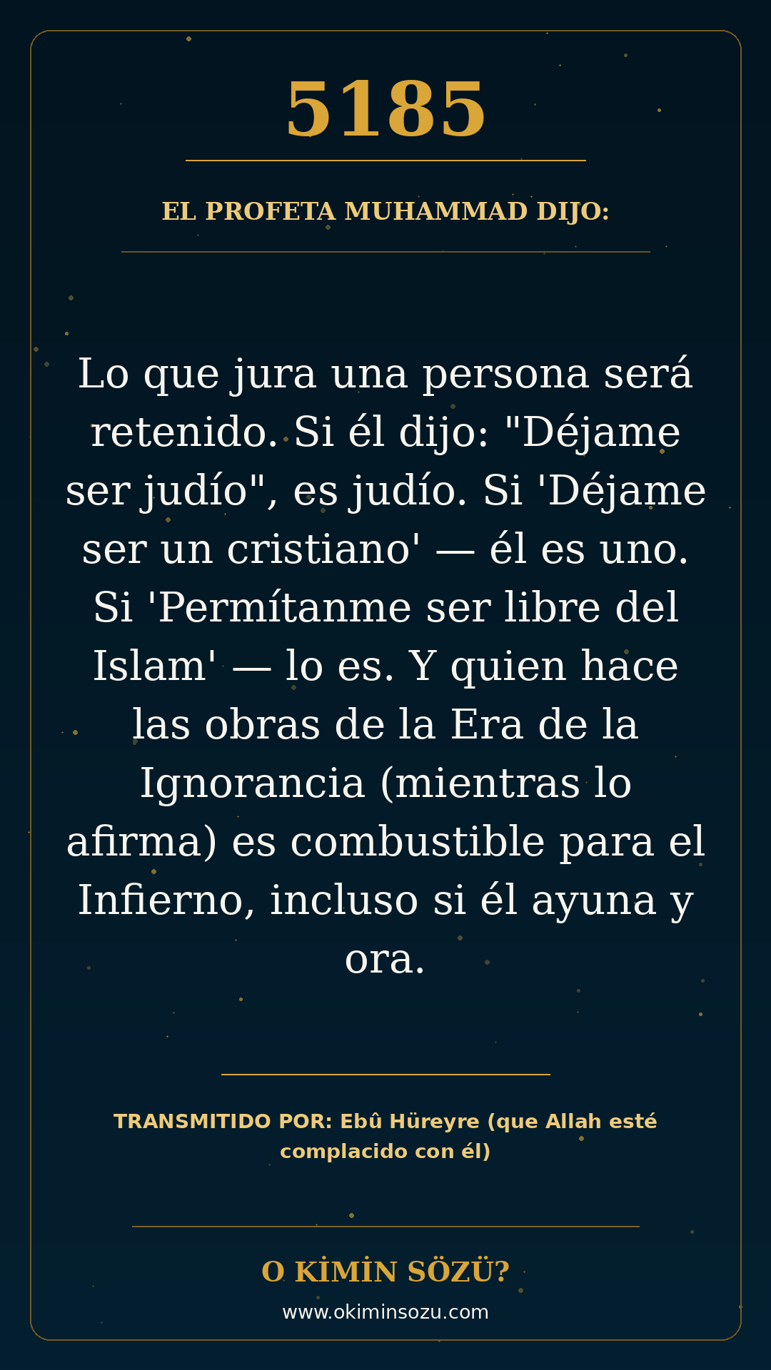 hadis 5185 es