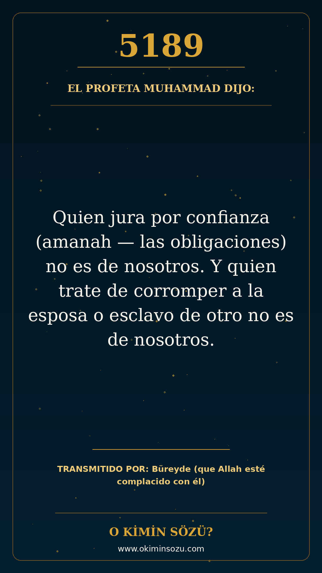 hadis 5189 es