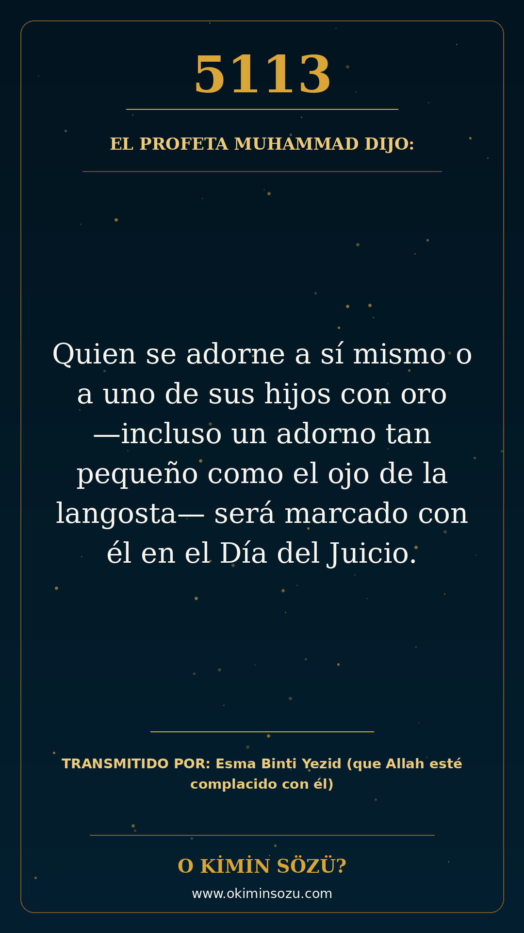 hadis 5113 es