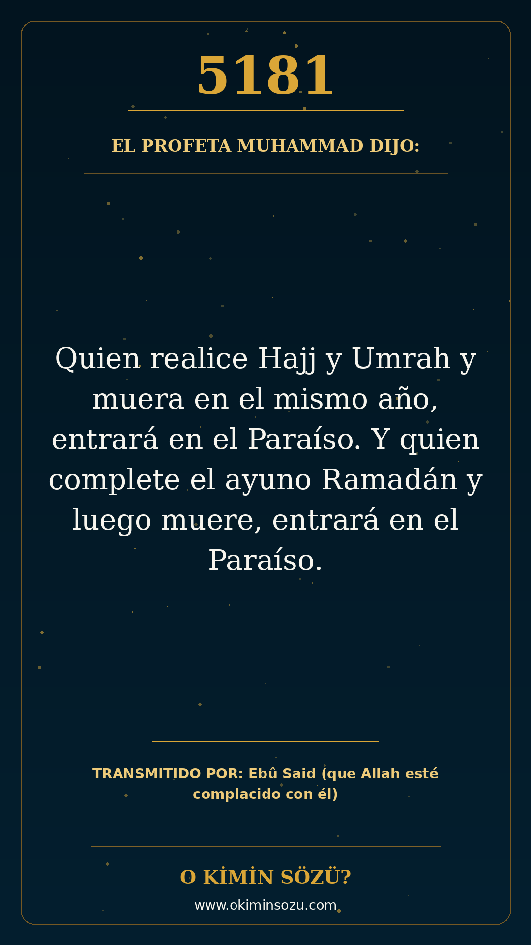 hadis 5181 es