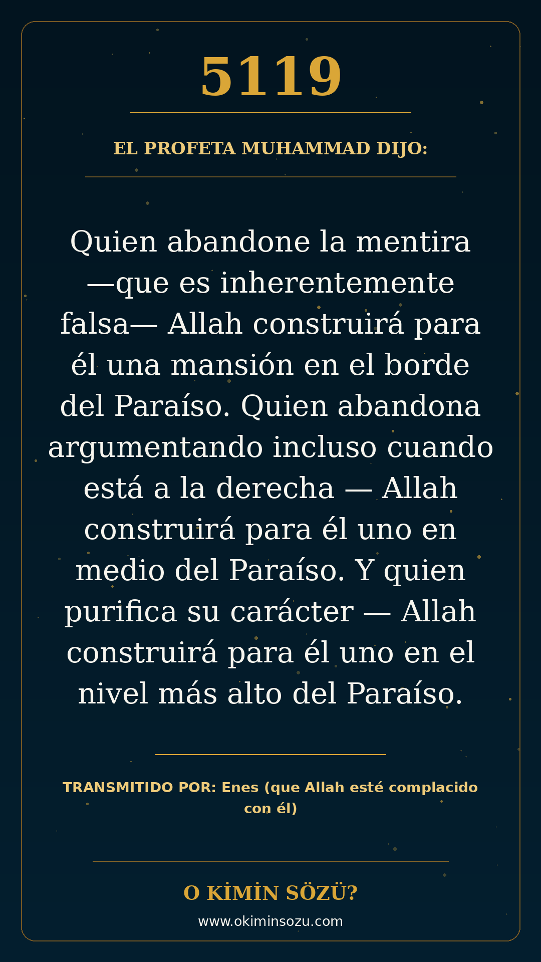 hadis 5119 es