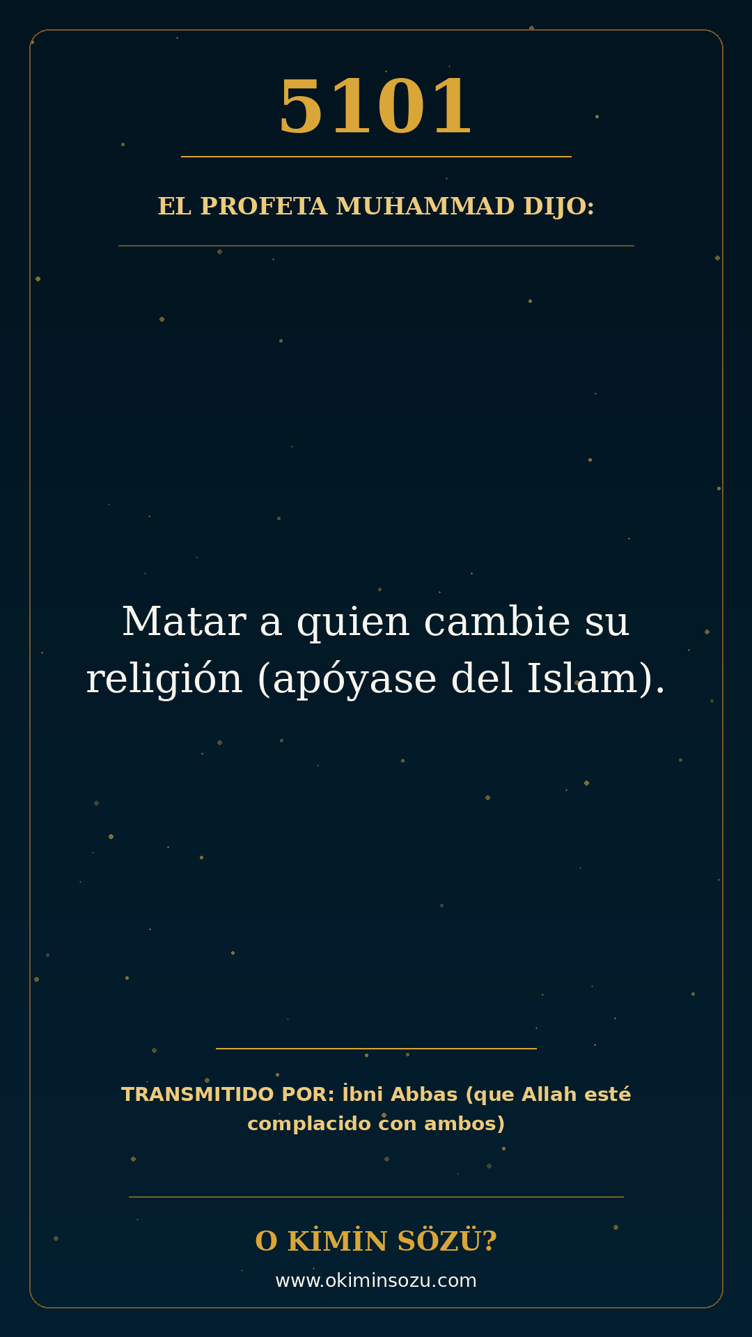 hadis 5101 es