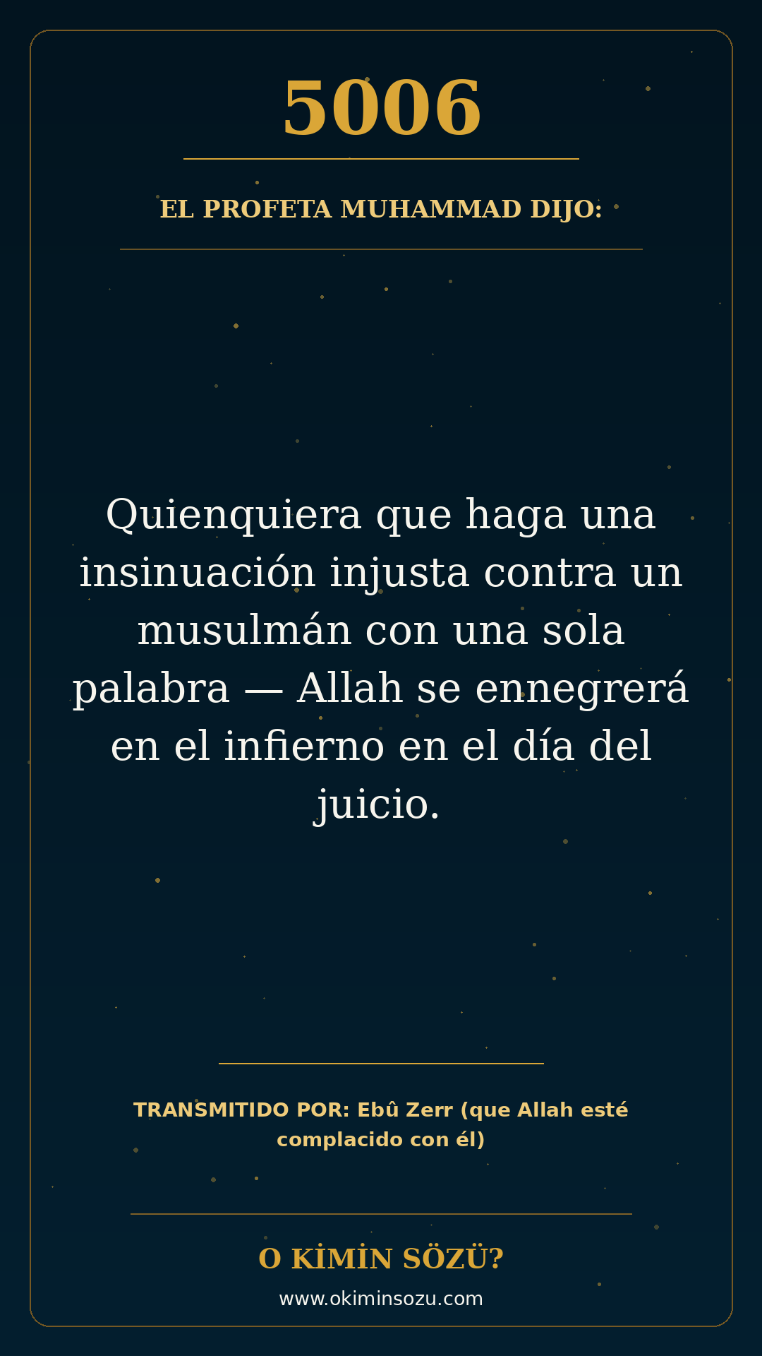 hadis 5006 es