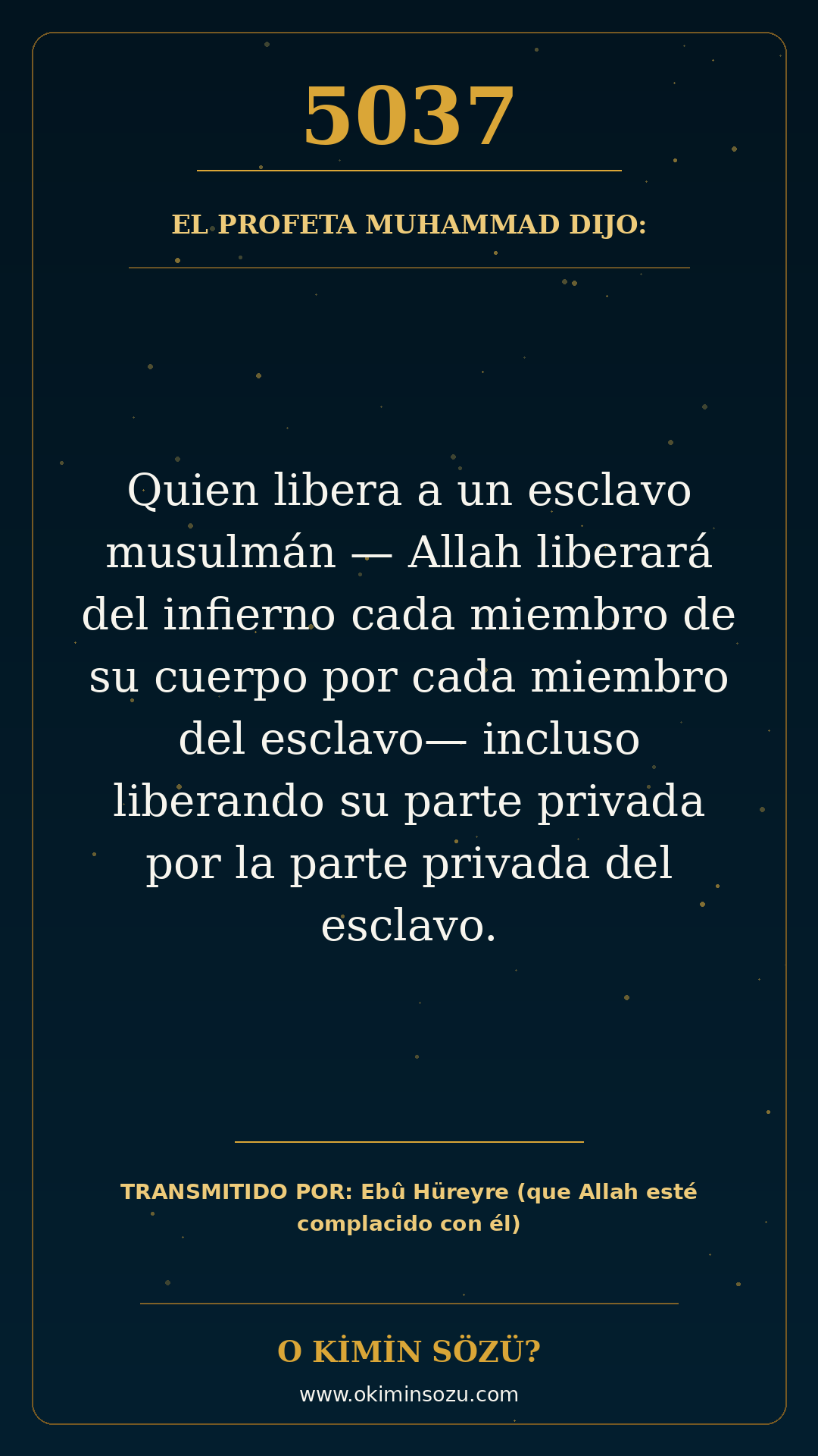 hadis 5037 es