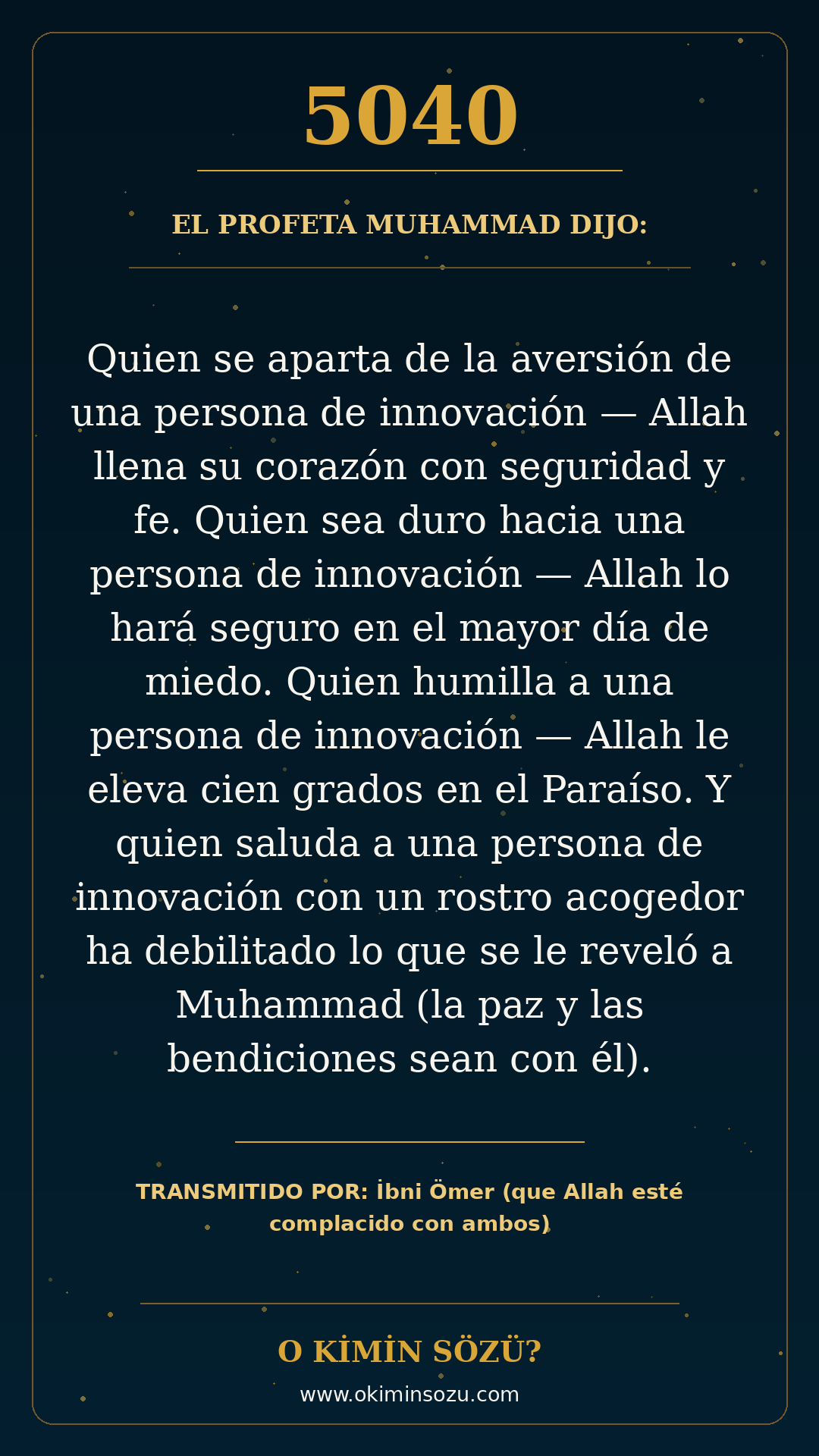 hadis 5040 es