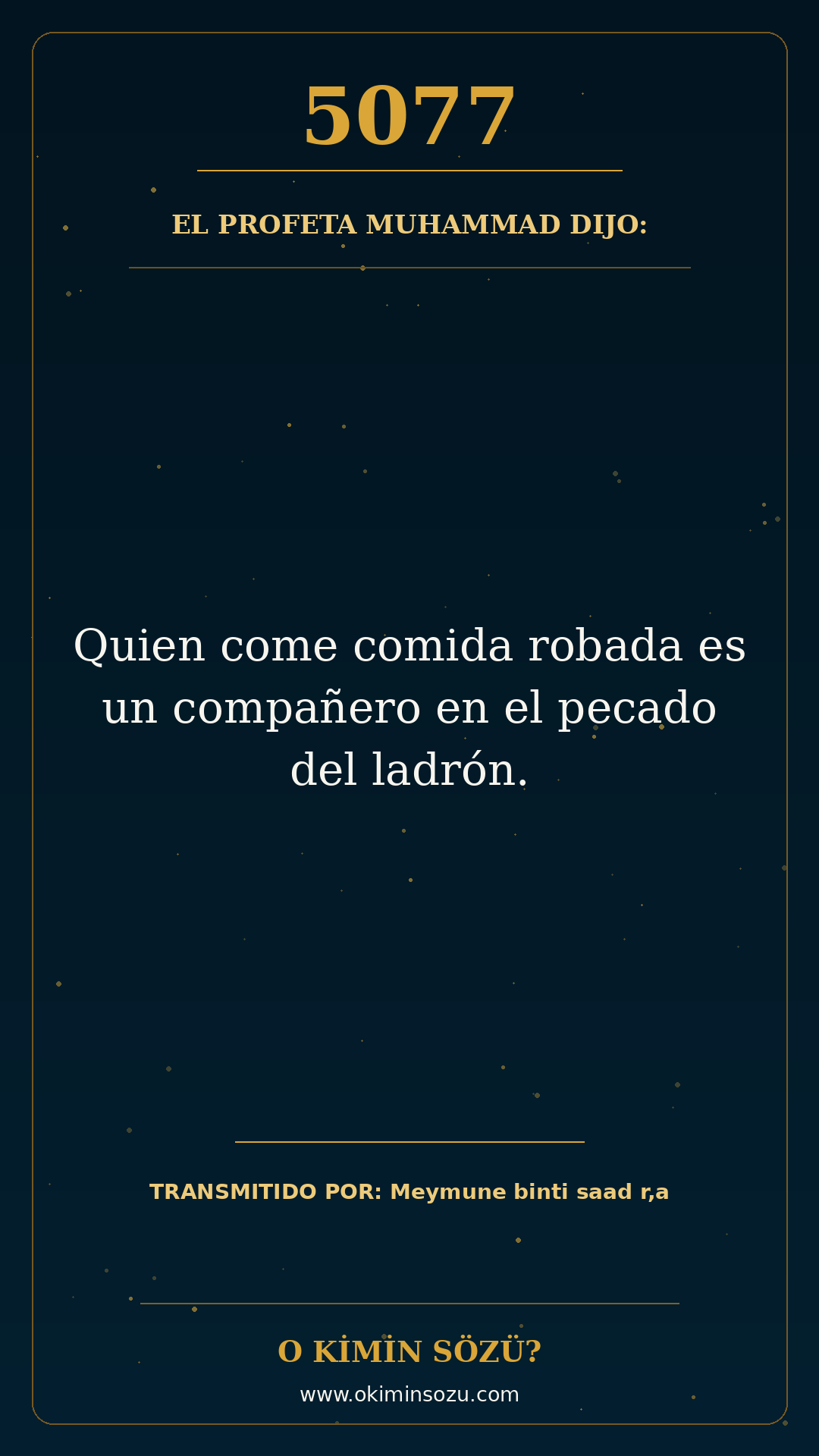 hadis 5077 es