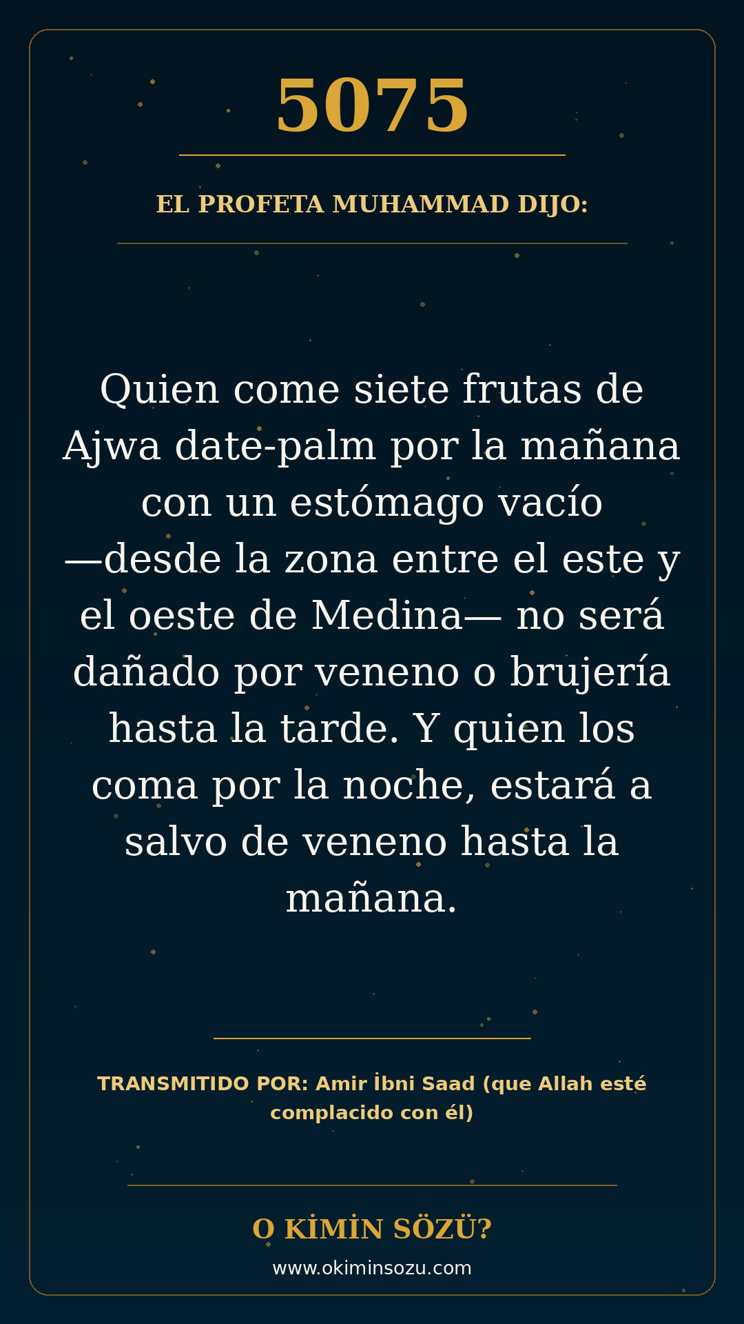 hadis 5075 es