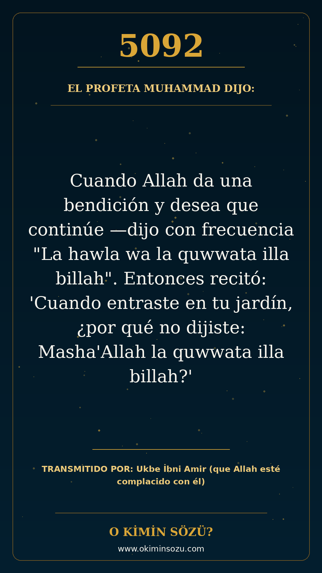 hadis 5092 es