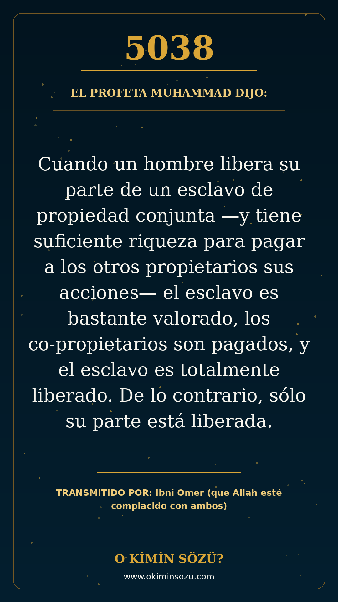 hadis 5038 es