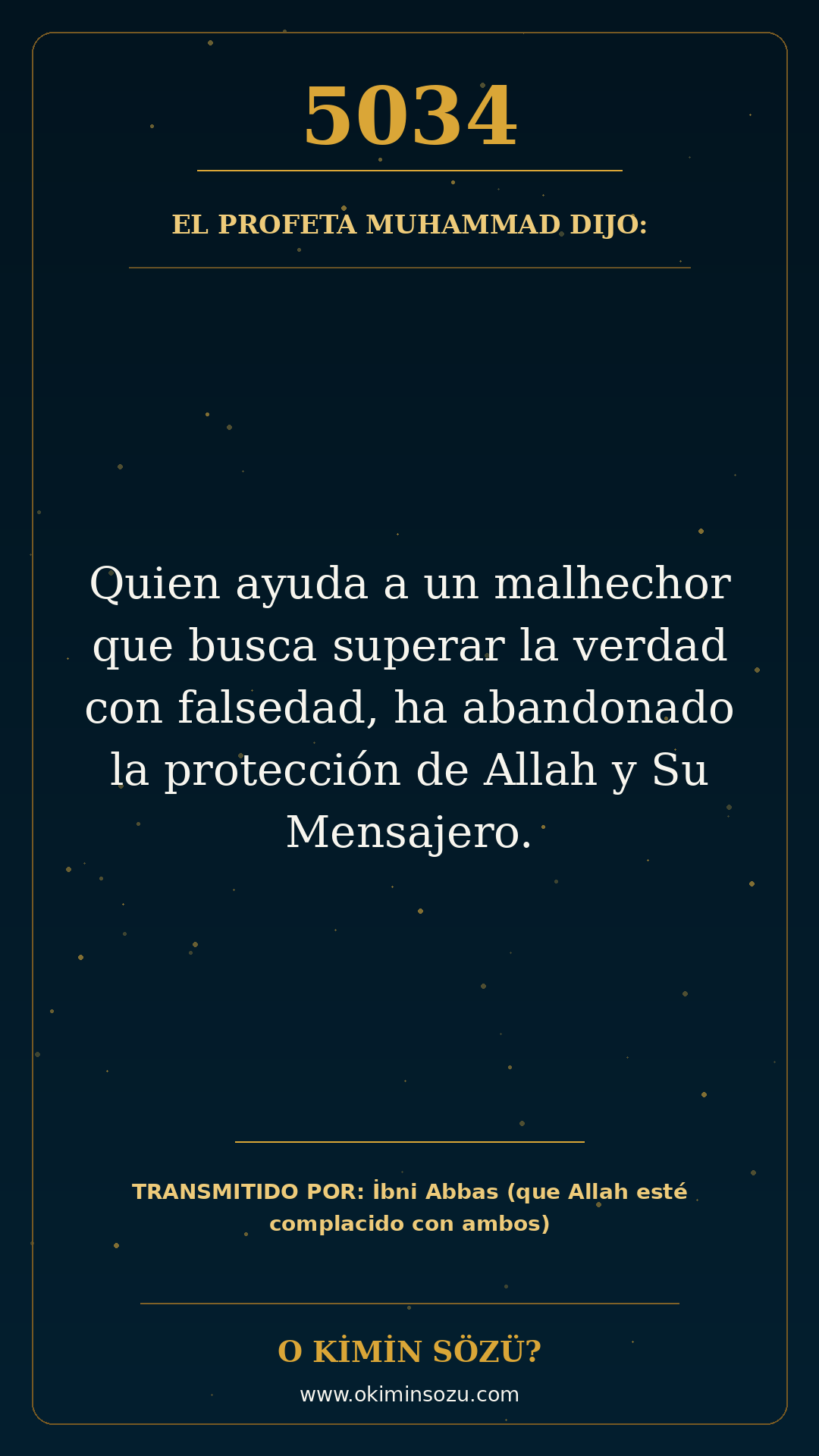 hadis 5034 es