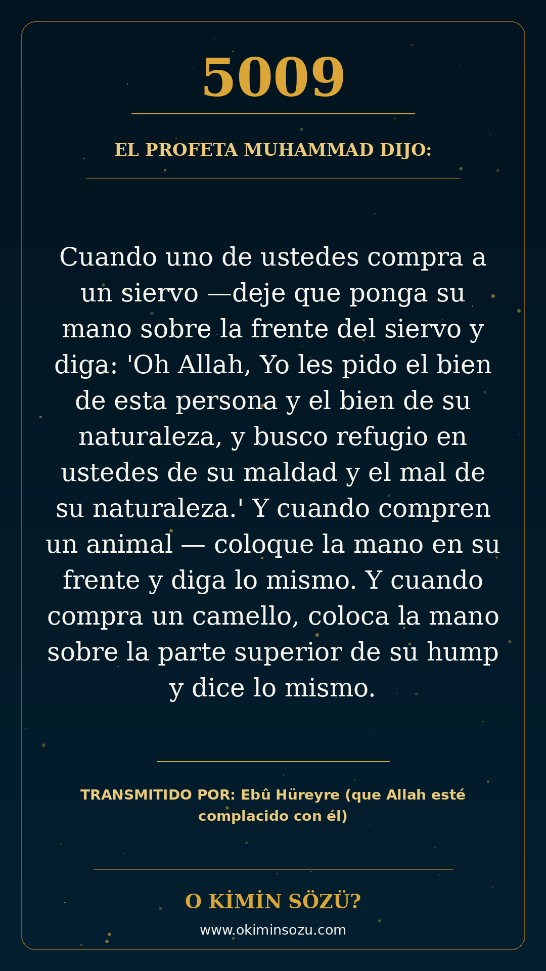 hadis 5009 es