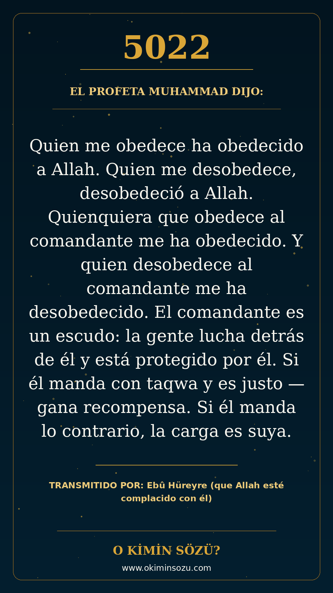 hadis 5022 es
