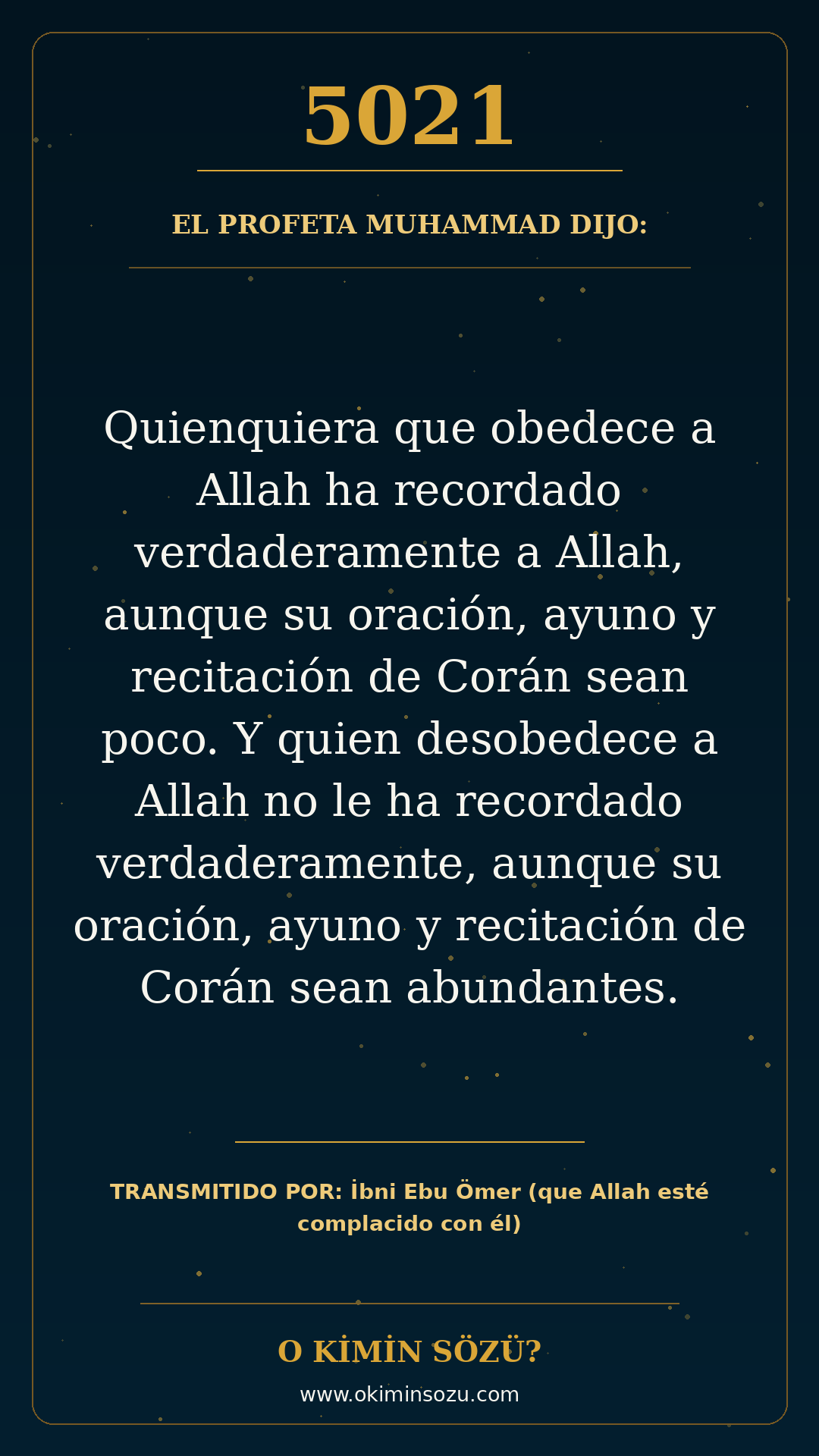 hadis 5021 es
