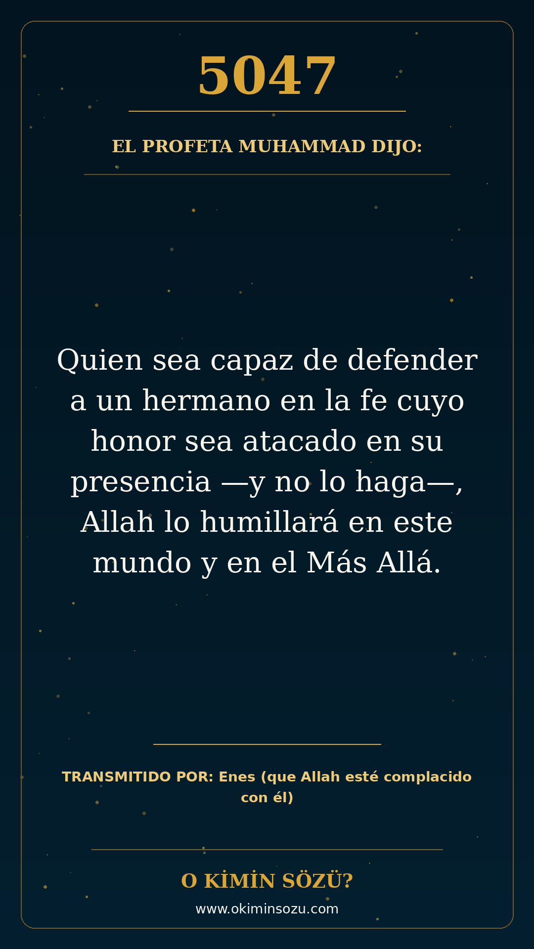 hadis 5047 es