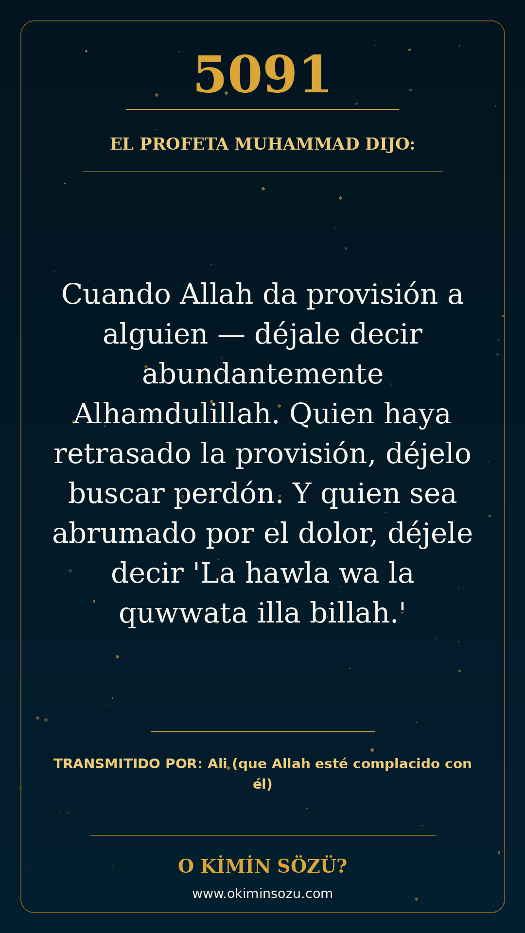 hadis 5091 es