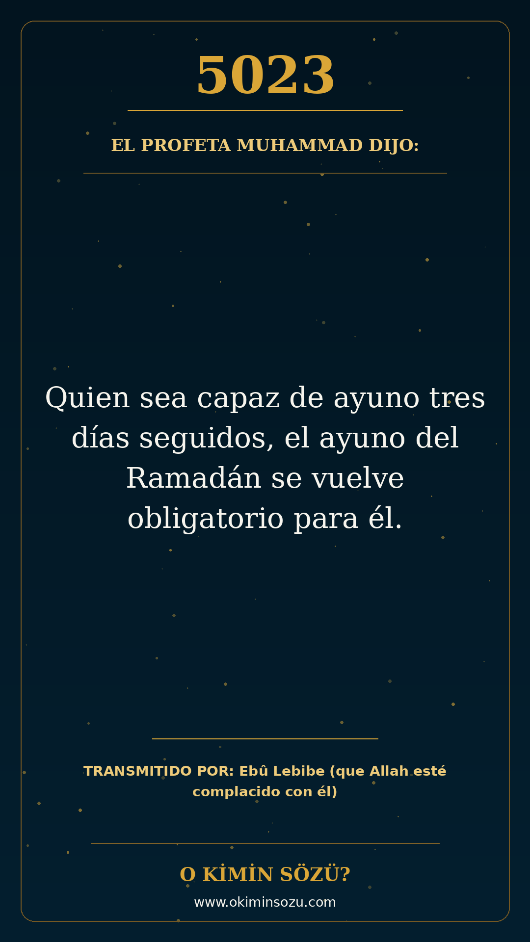 hadis 5023 es
