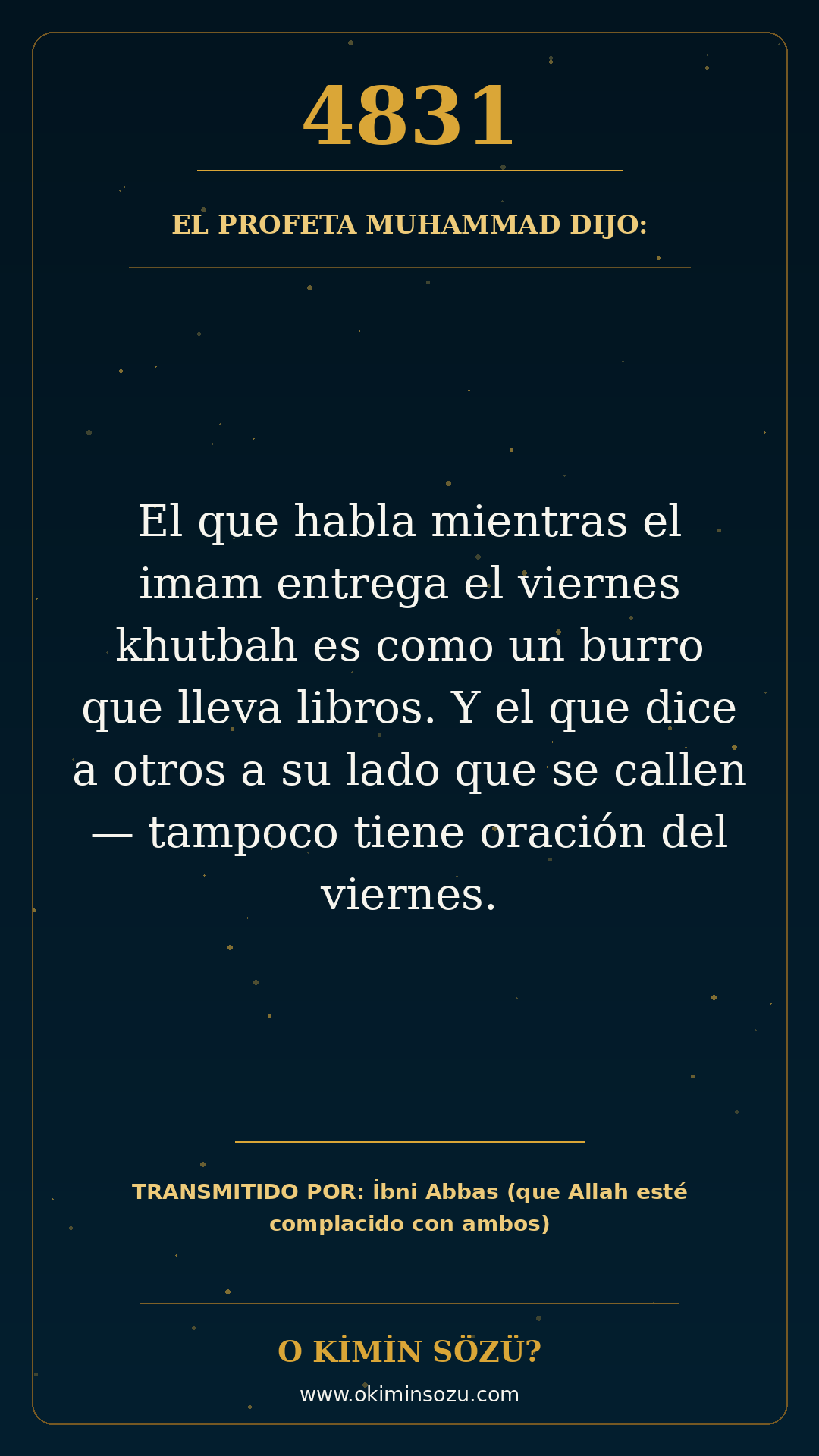 hadis 4831 es