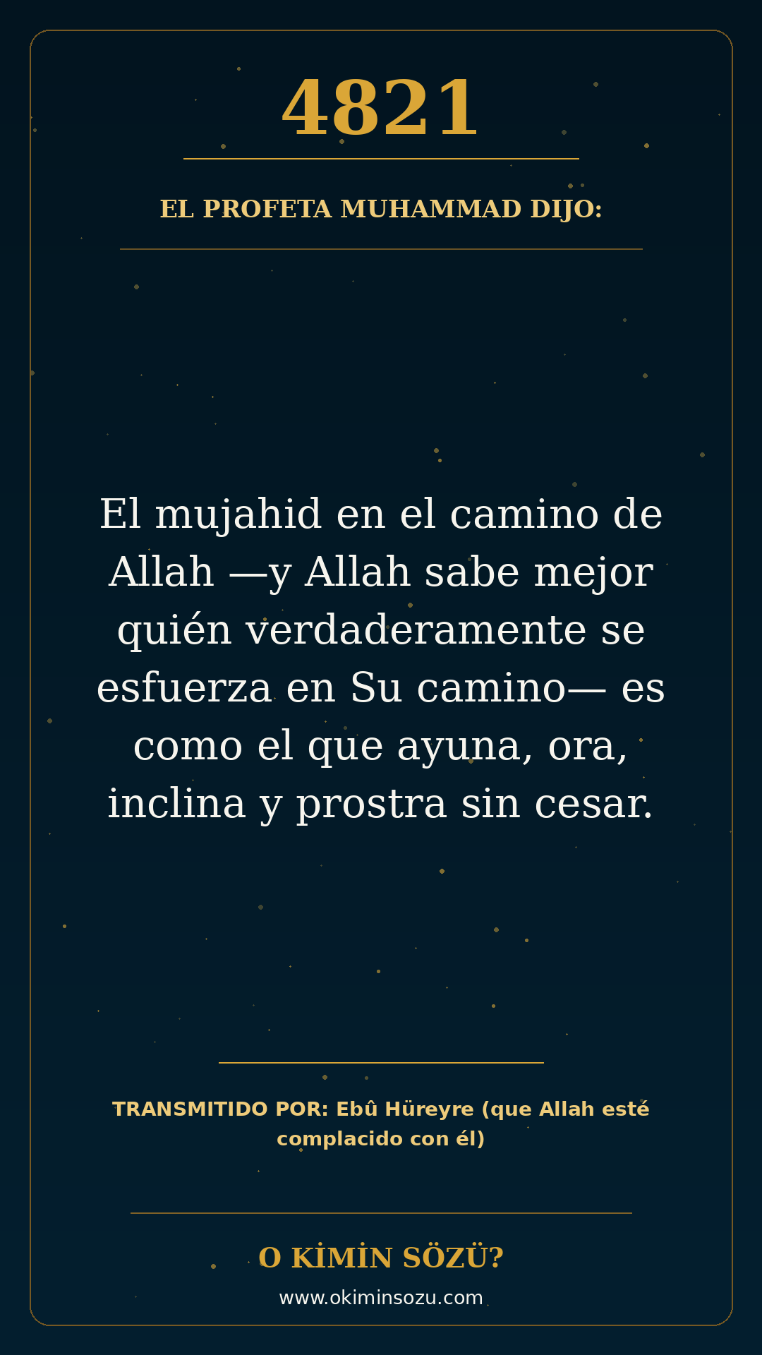 hadis 4821 es