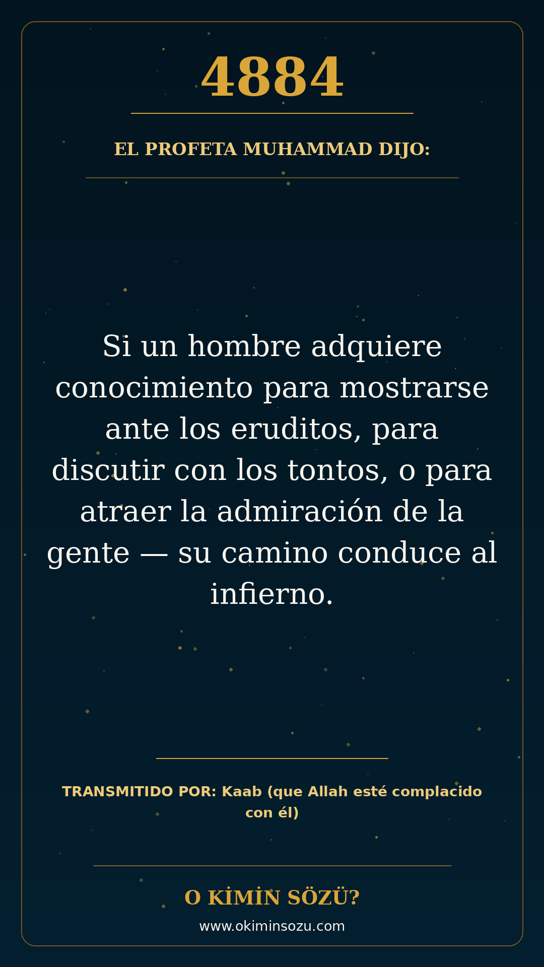 hadis 4884 es