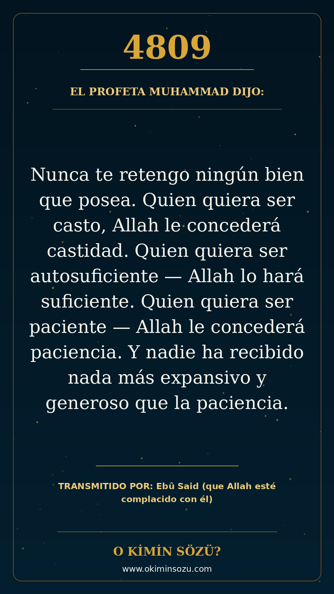 hadis 4809 es