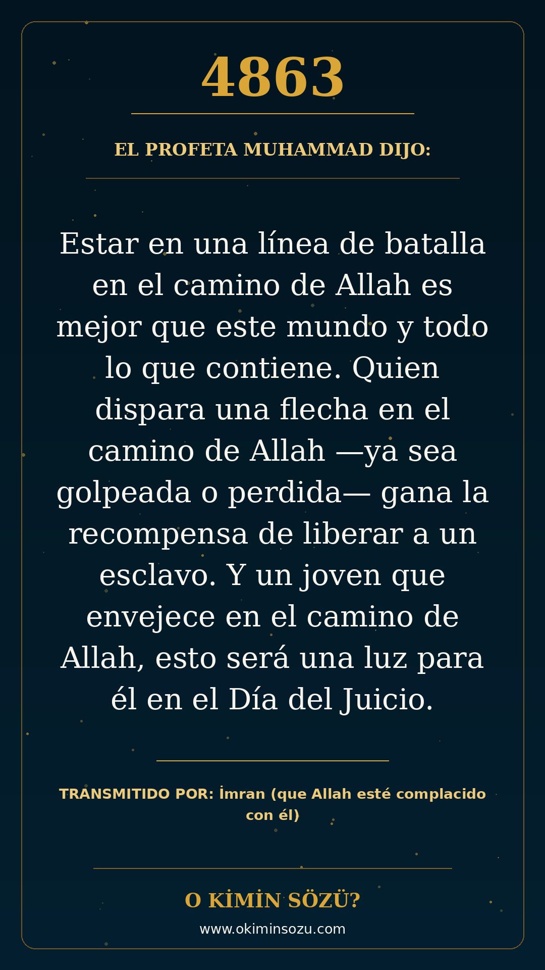 hadis 4863 es