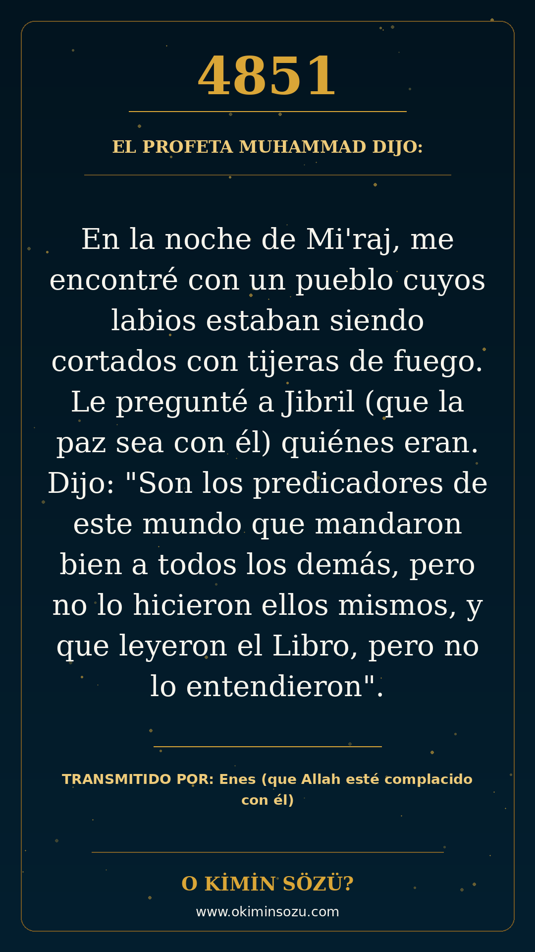 hadis 4851 es