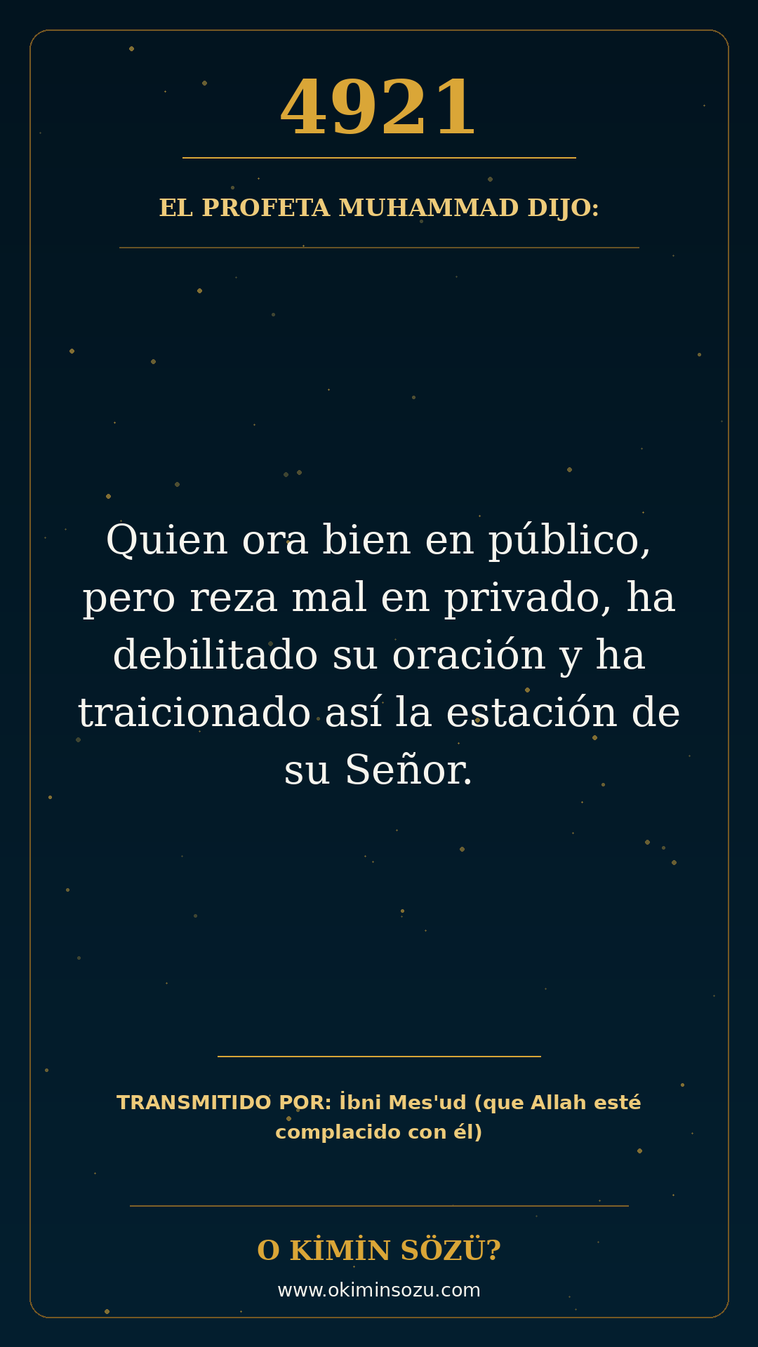hadis 4921 es