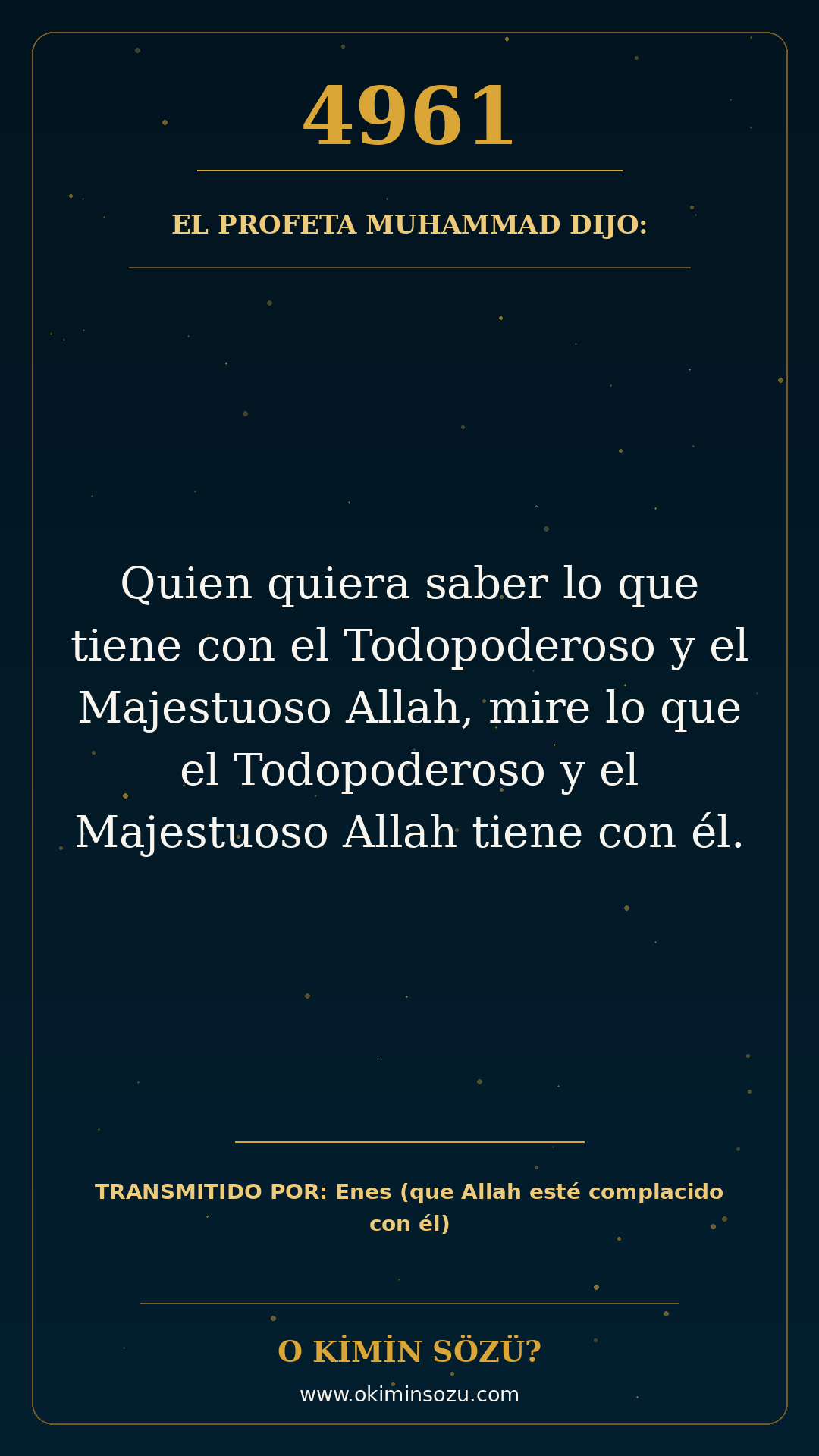 hadis 4961 es