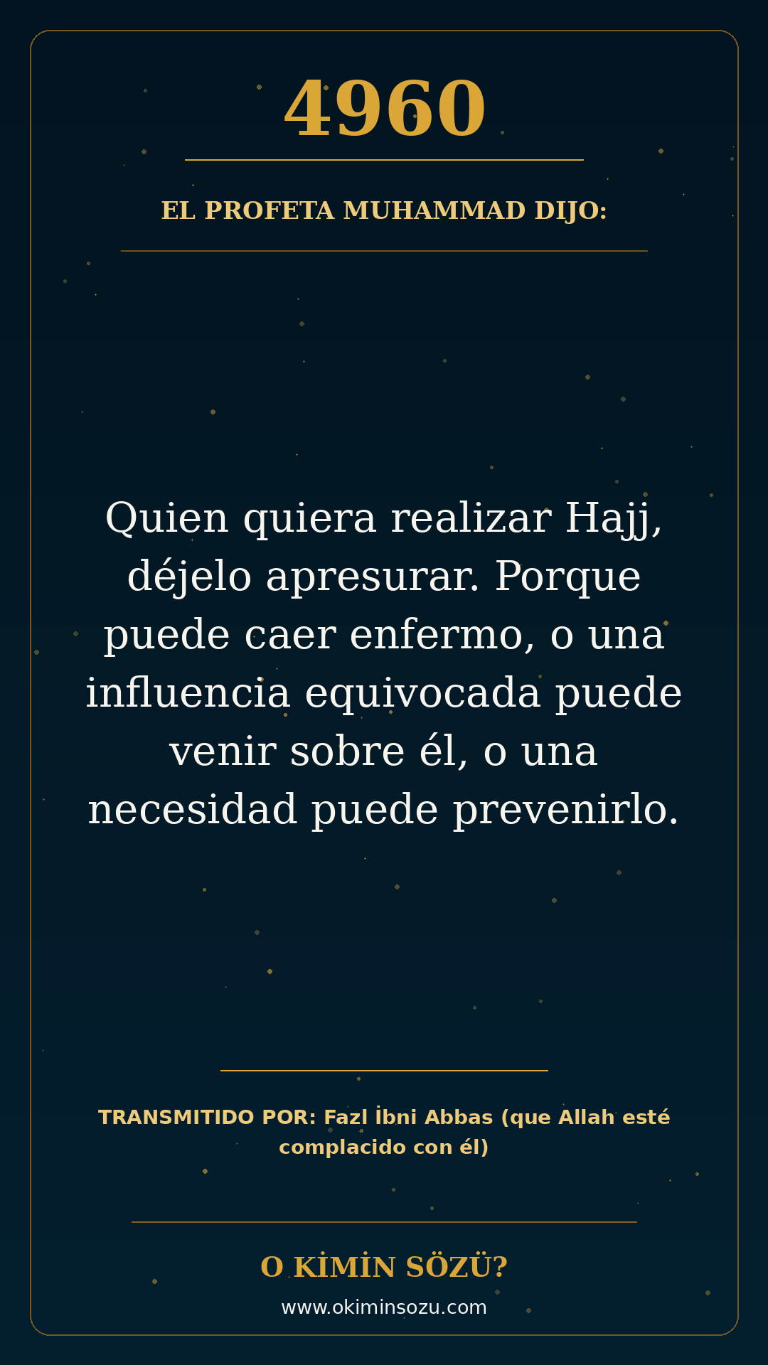 hadis 4960 es
