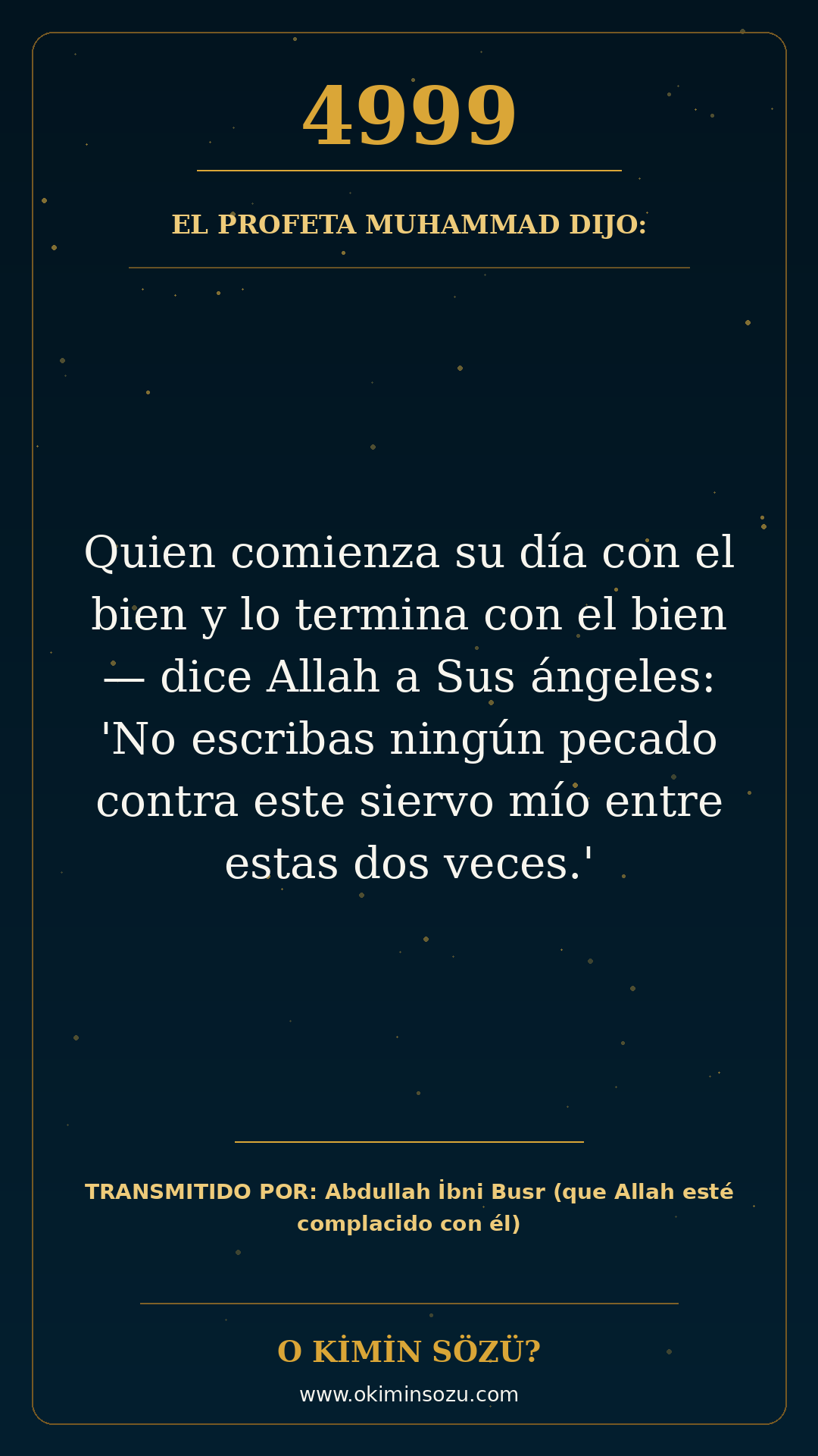 hadis 4999 es