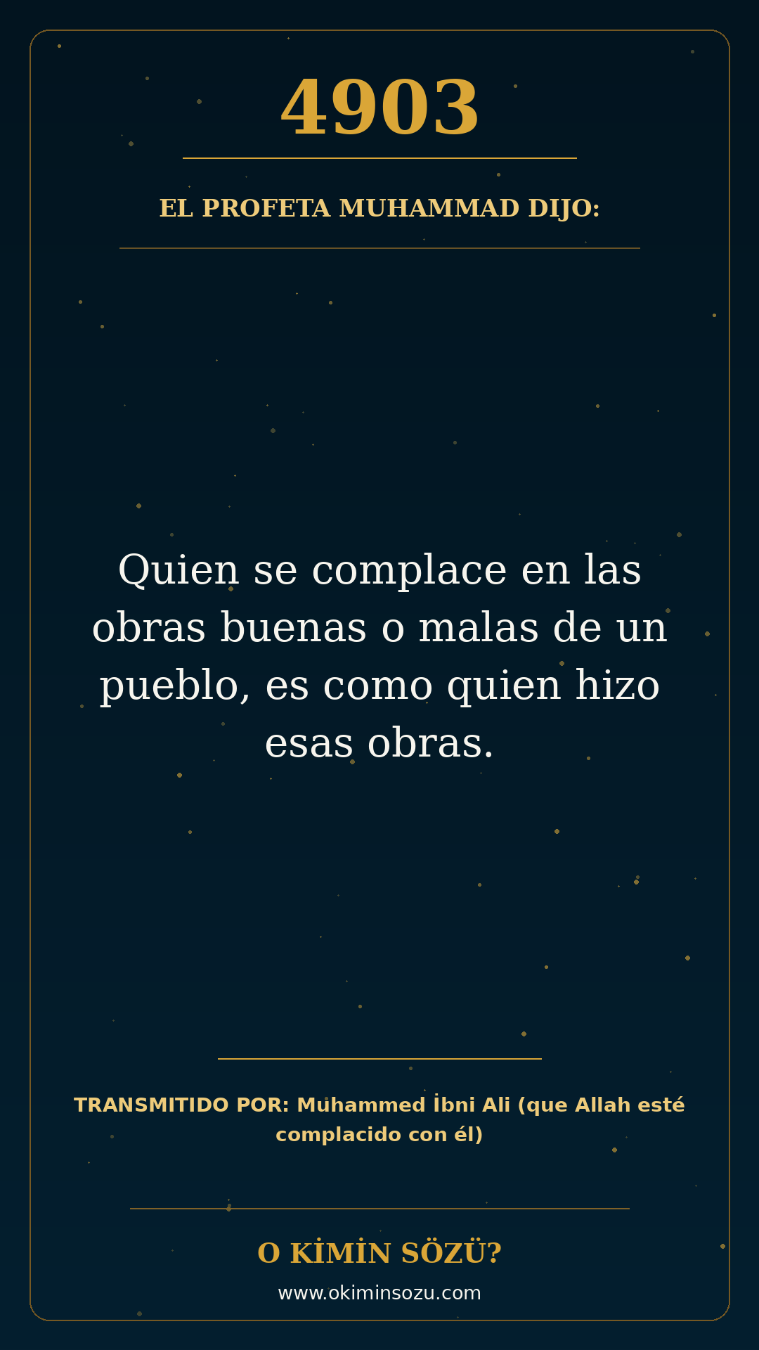 hadis 4903 es