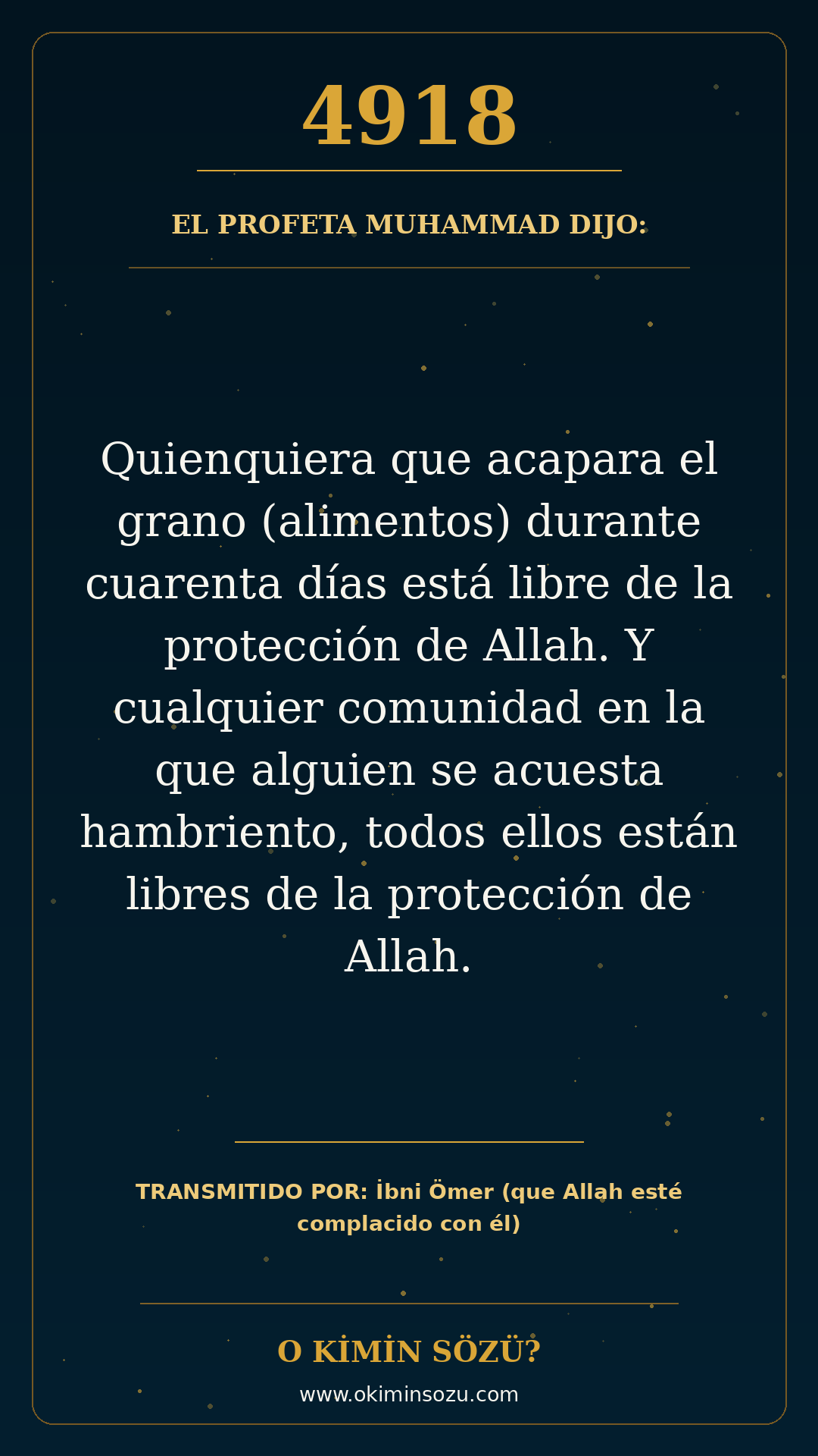 hadis 4918 es