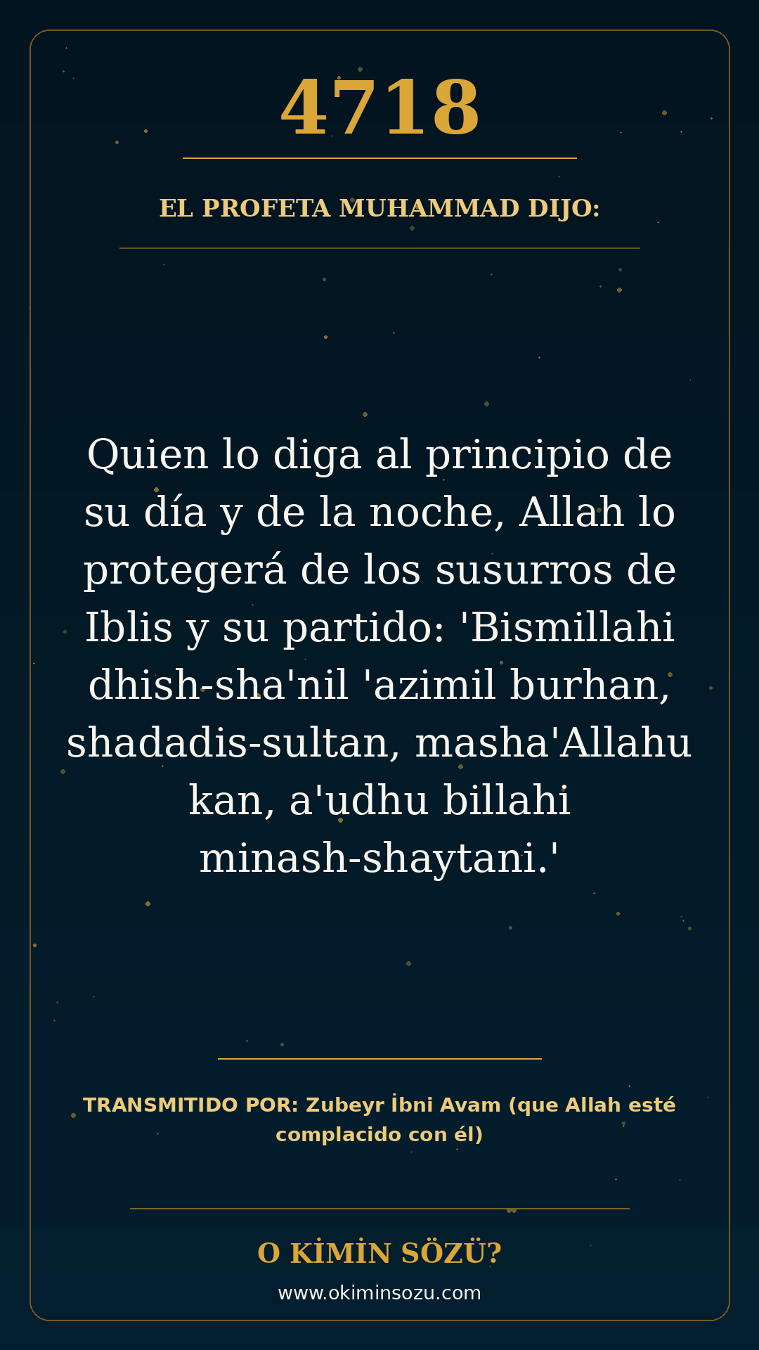 hadis 4718 es