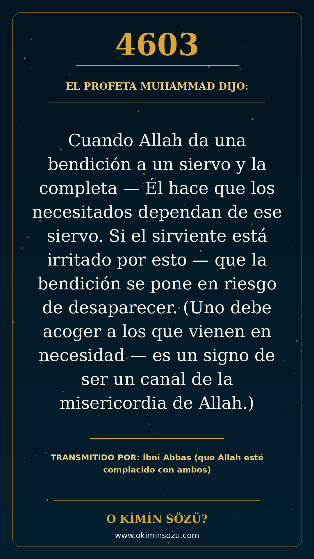 hadis 4603 es