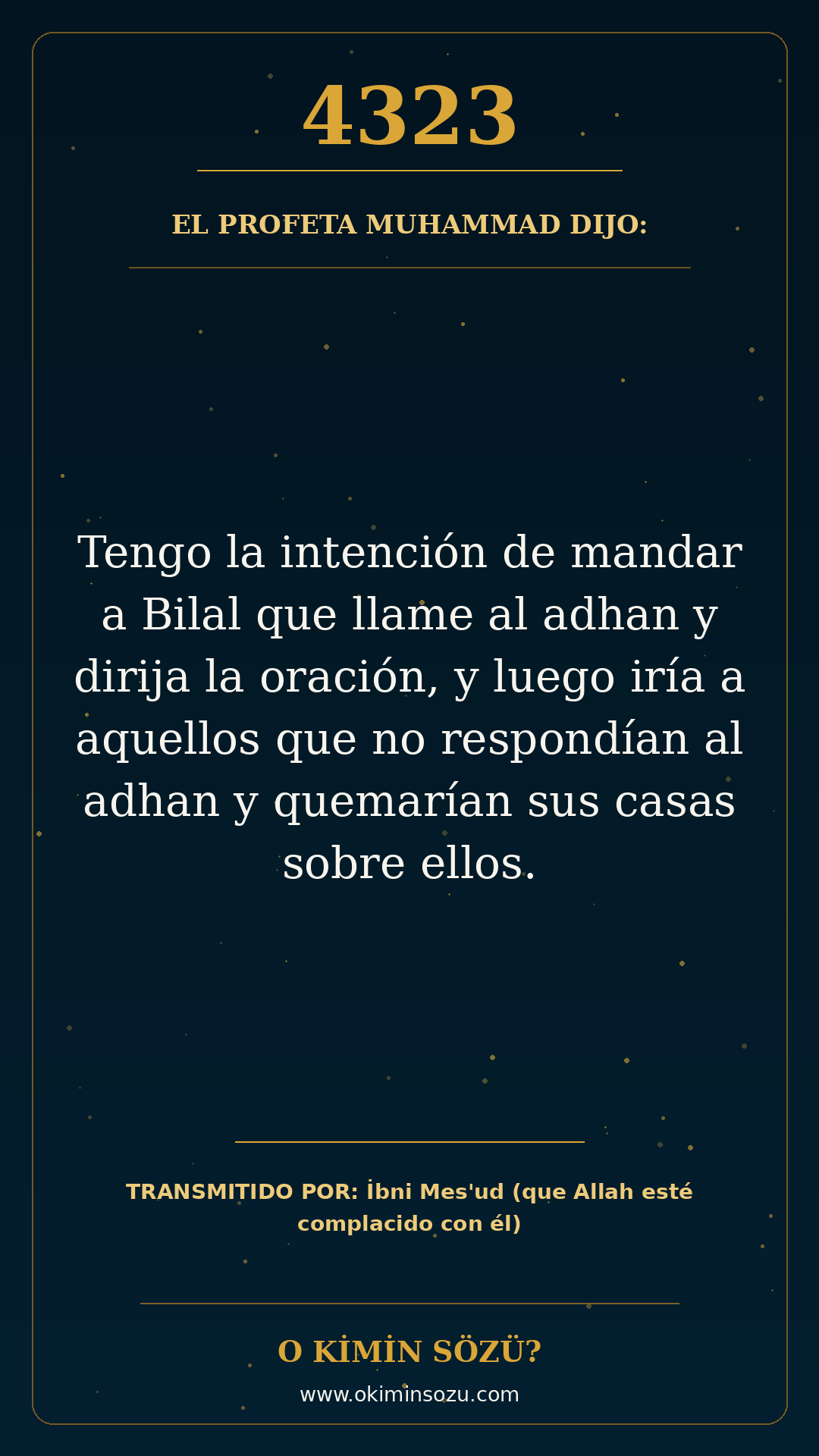 hadis 4323 es