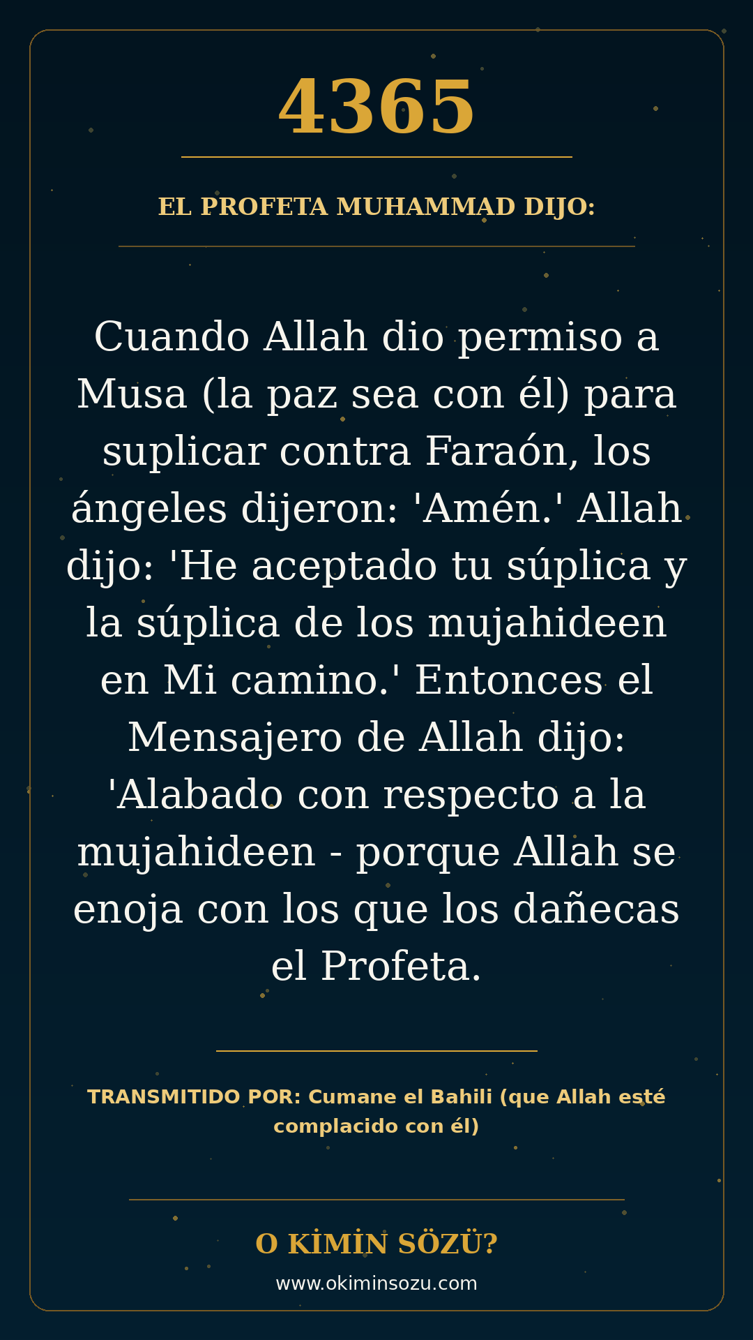 hadis 4365 es