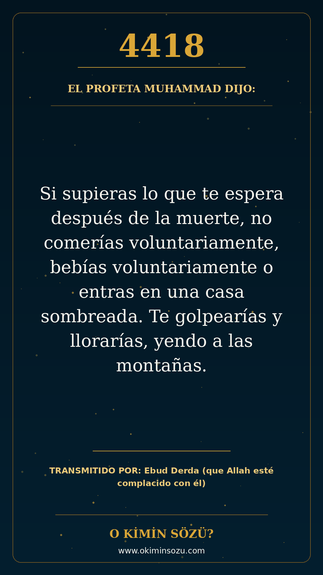 hadis 4418 es