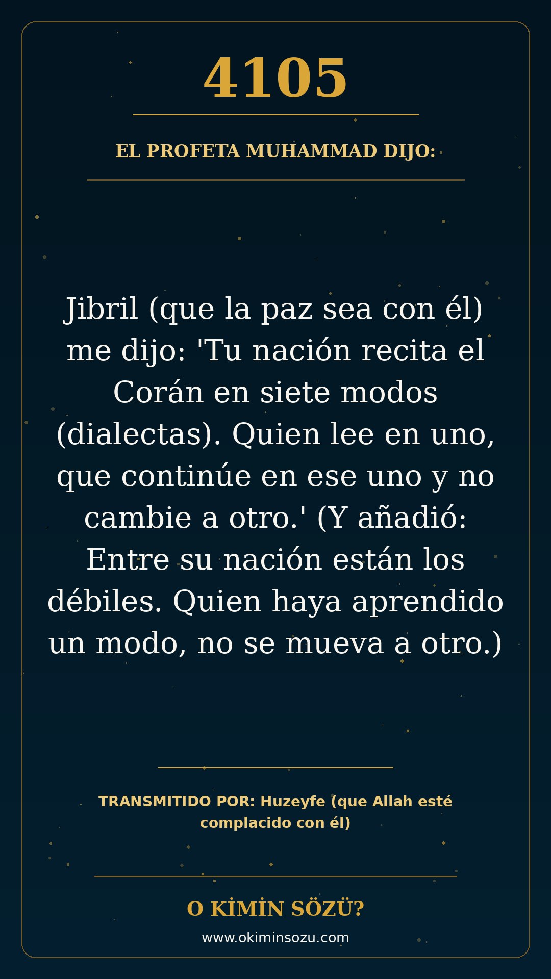 hadis 4105 es