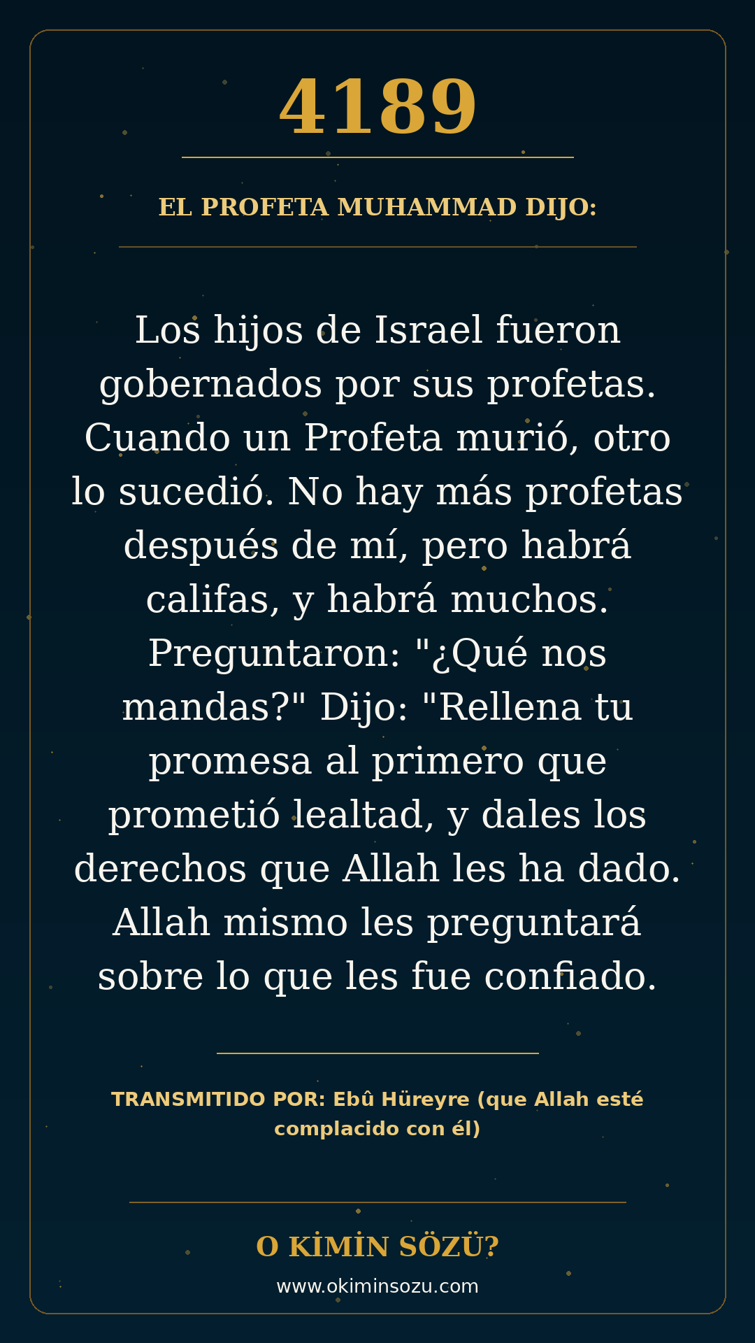 hadis 4189 es