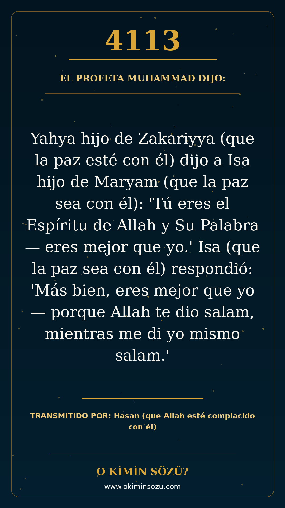 hadis 4113 es