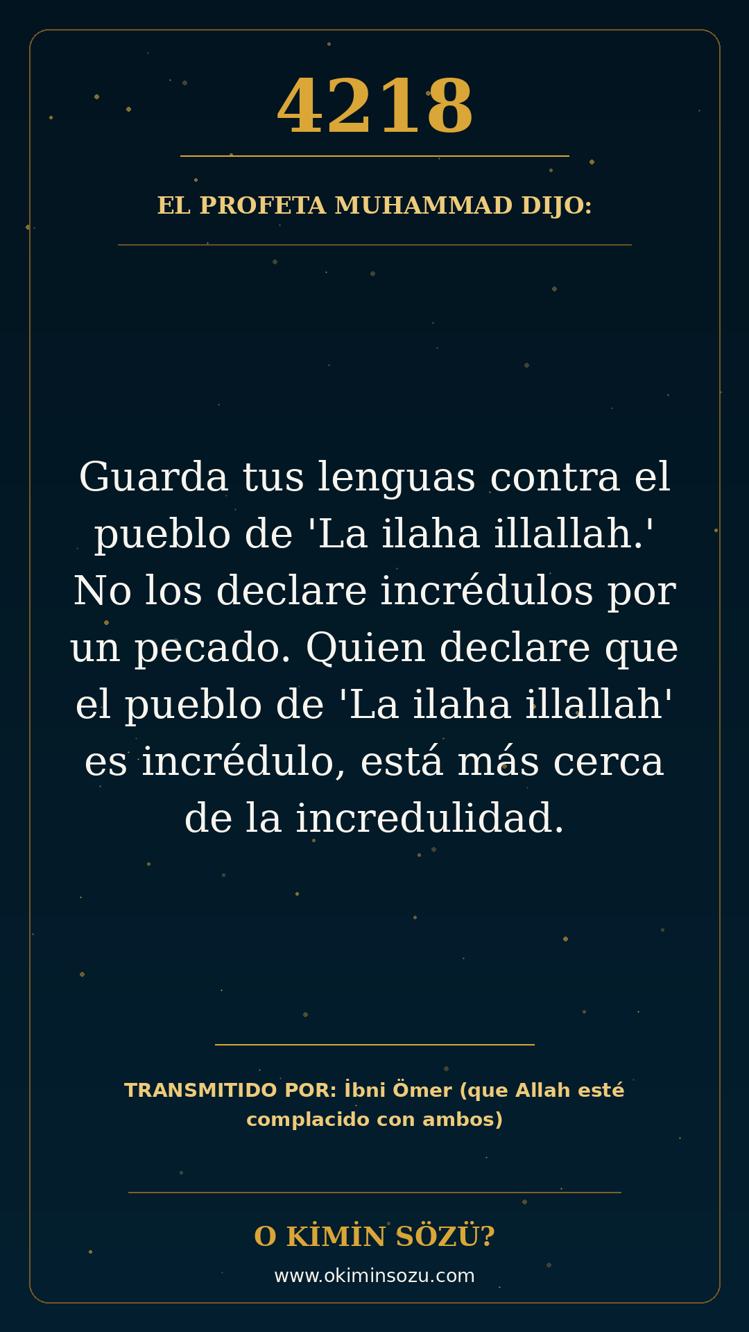 hadis 4218 es