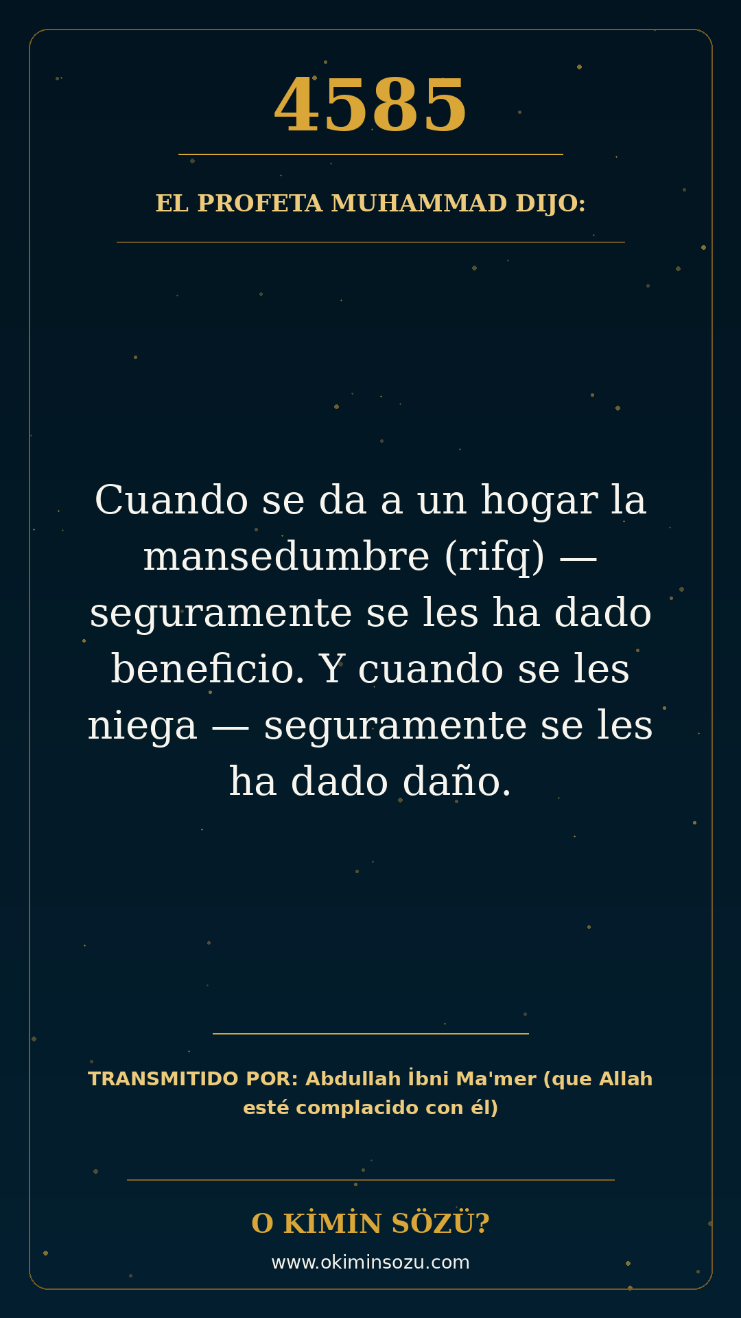 hadis 4585 es