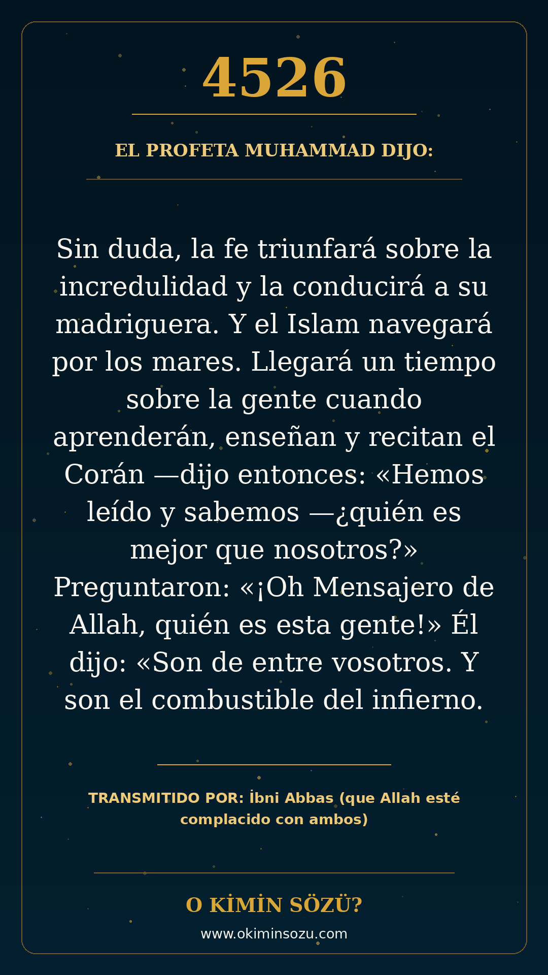 hadis 4526 es