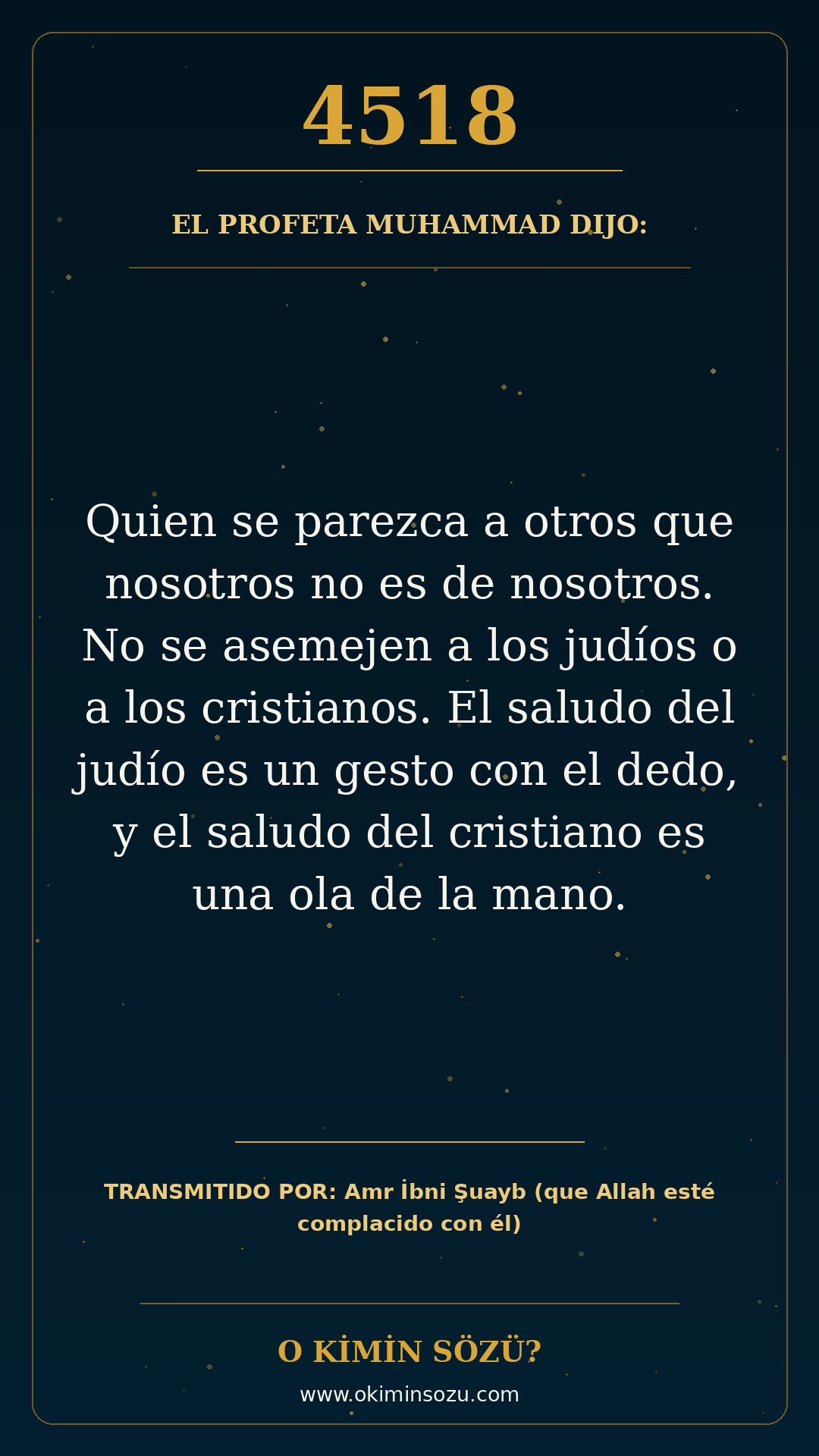 hadis 4518 es