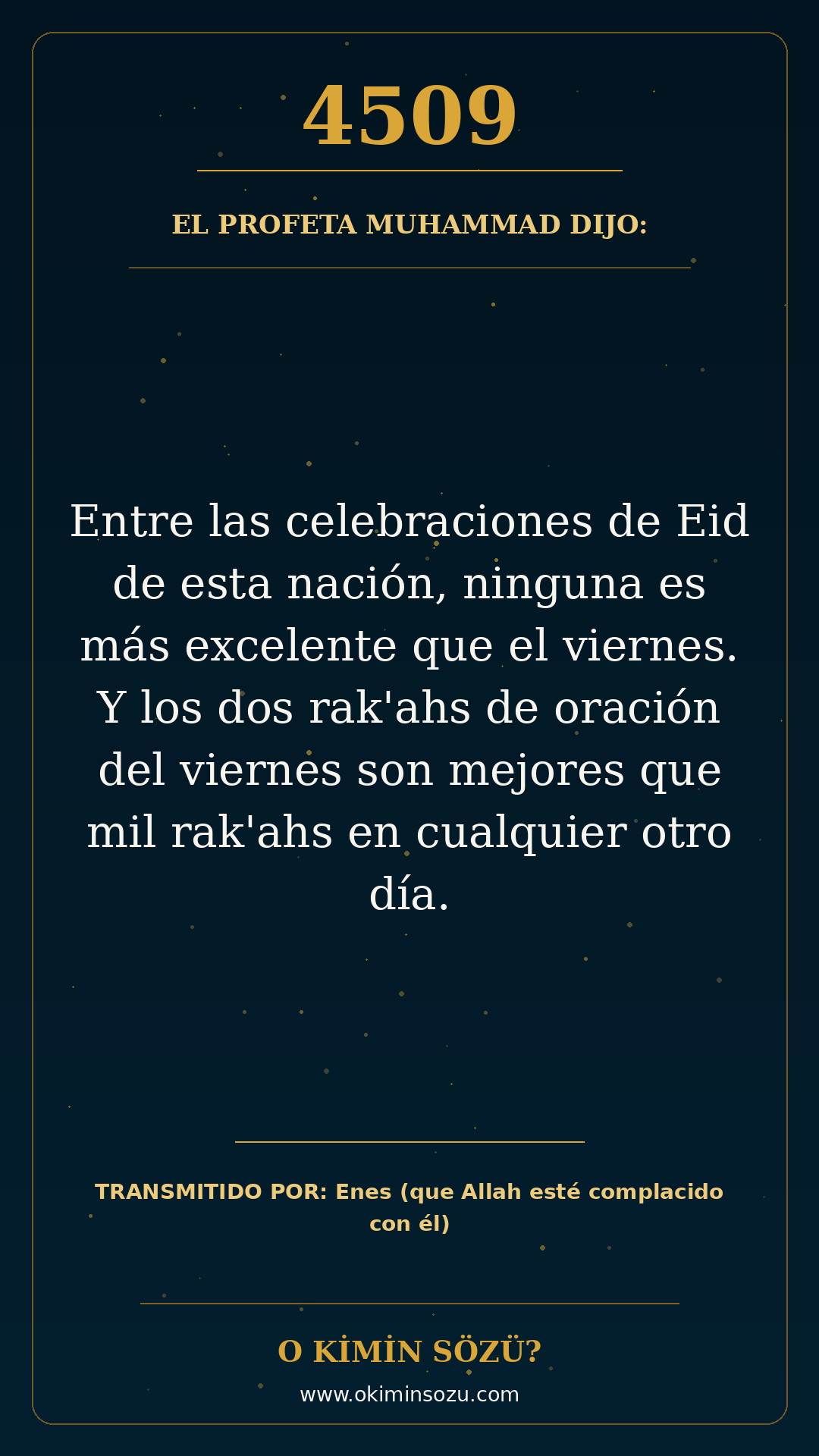 hadis 4509 es
