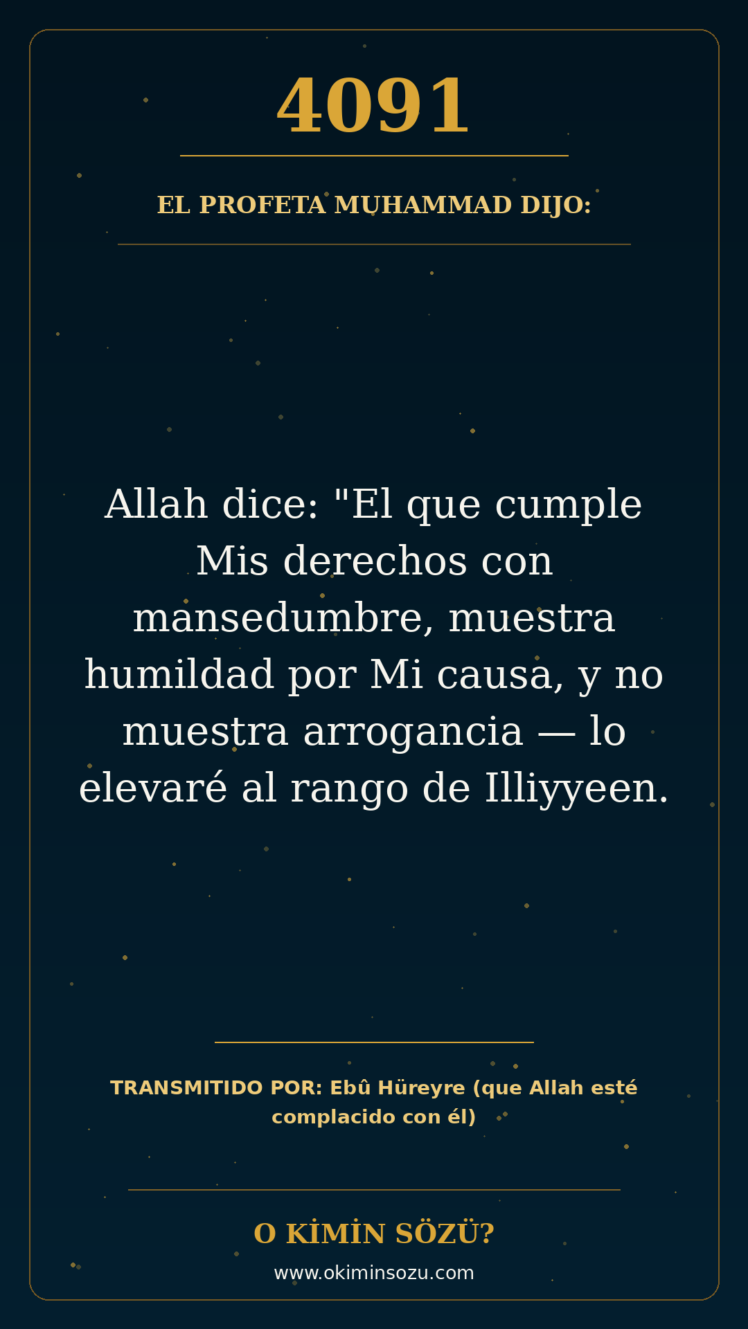 hadis 4091 es